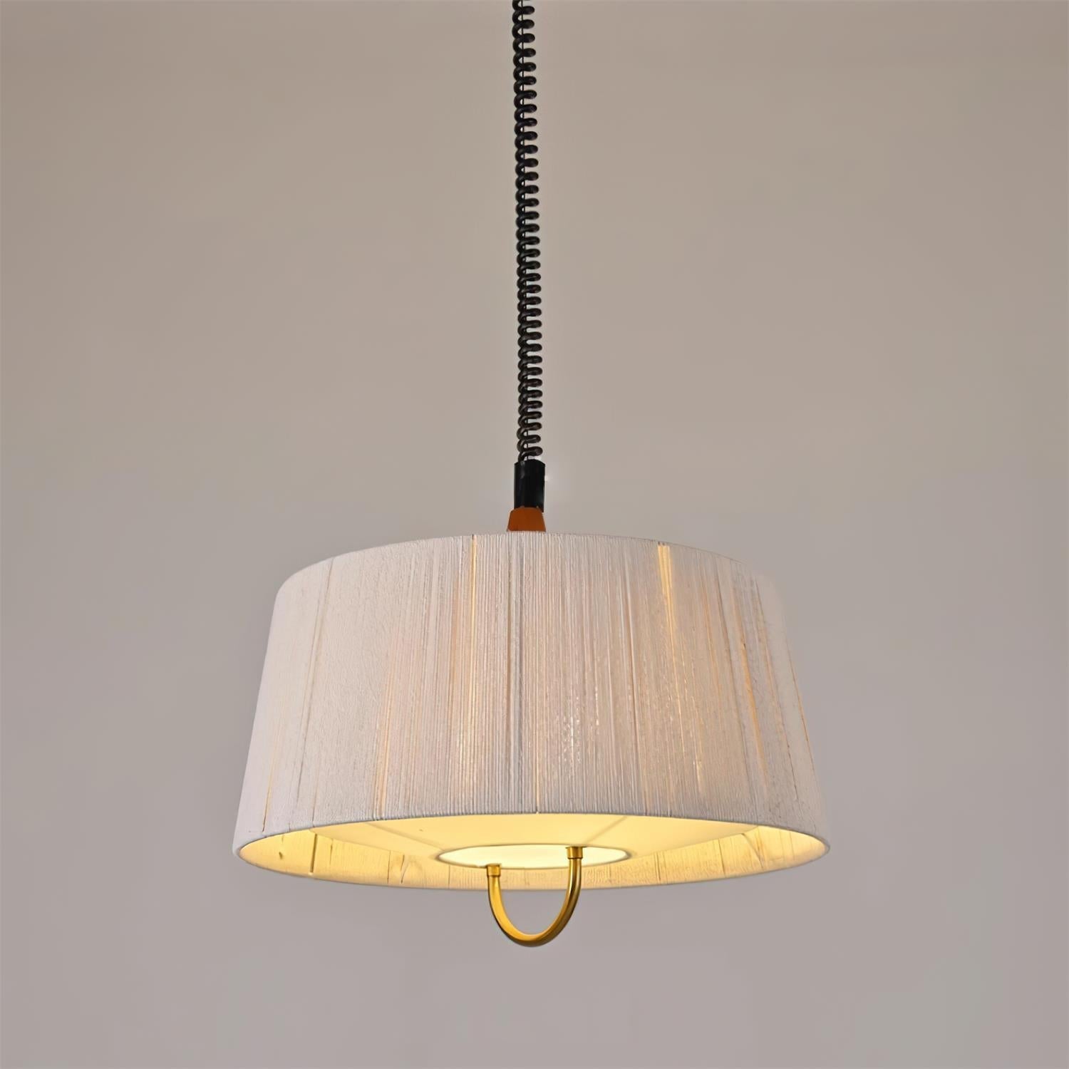 Delaney Lampe Pendante Plissée Ajustable Élégante - Neutralighting