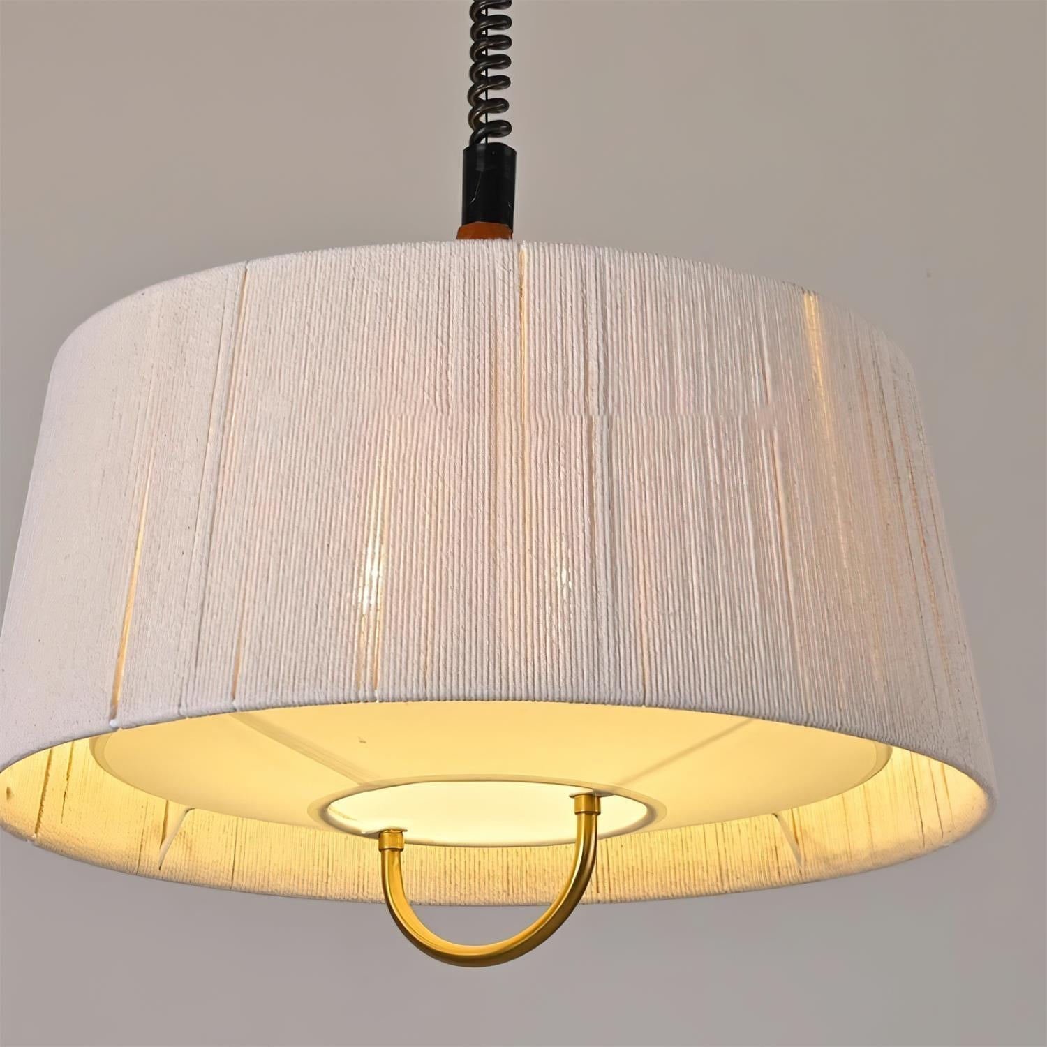 Delaney Lampe Pendante Plissée Ajustable Élégante - Neutralighting