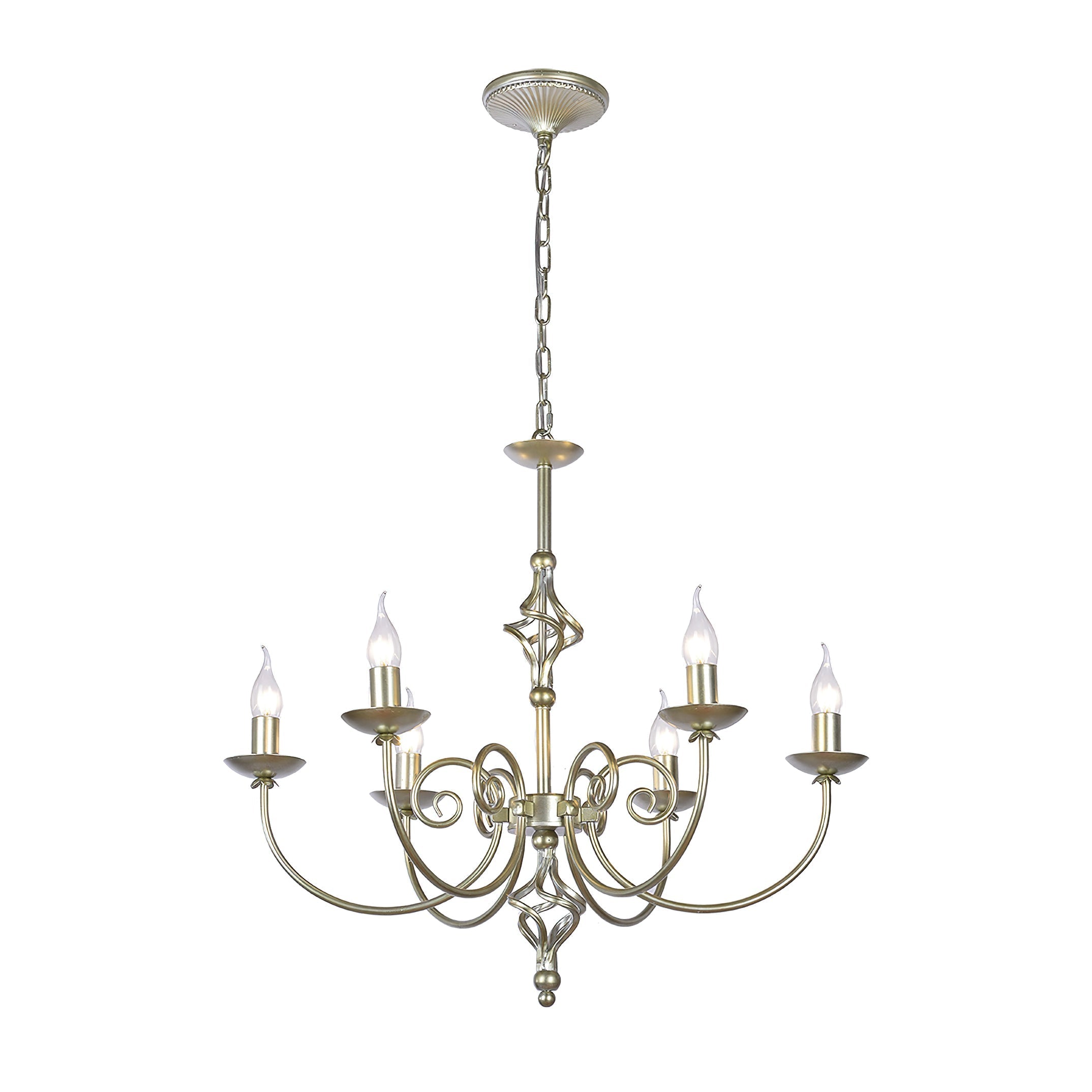 Grace Chandelier Métal Laiton Luxe Postmoderne - Neutralighting