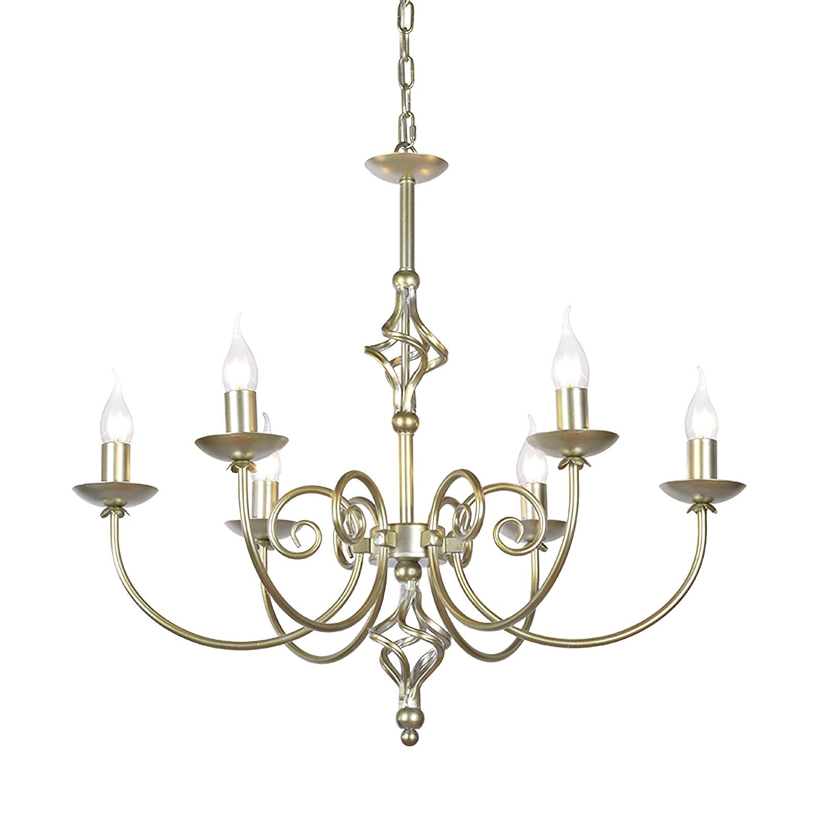 Grace Chandelier Métal Laiton Luxe Postmoderne - Neutralighting
