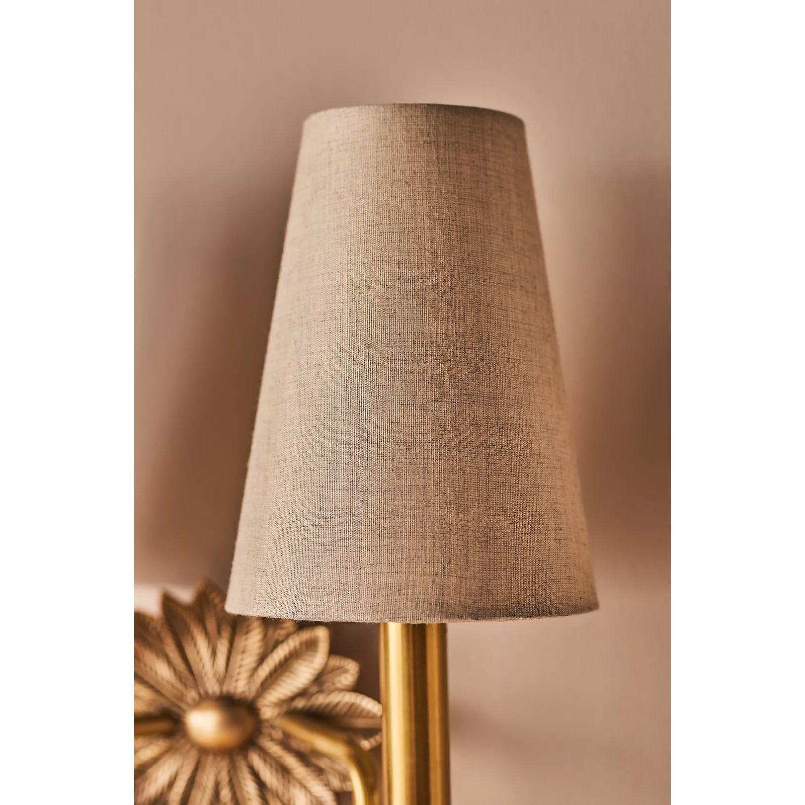 Nimb Applique Murale Double en Tissu et Laiton Élégance Premium - Neutralighting