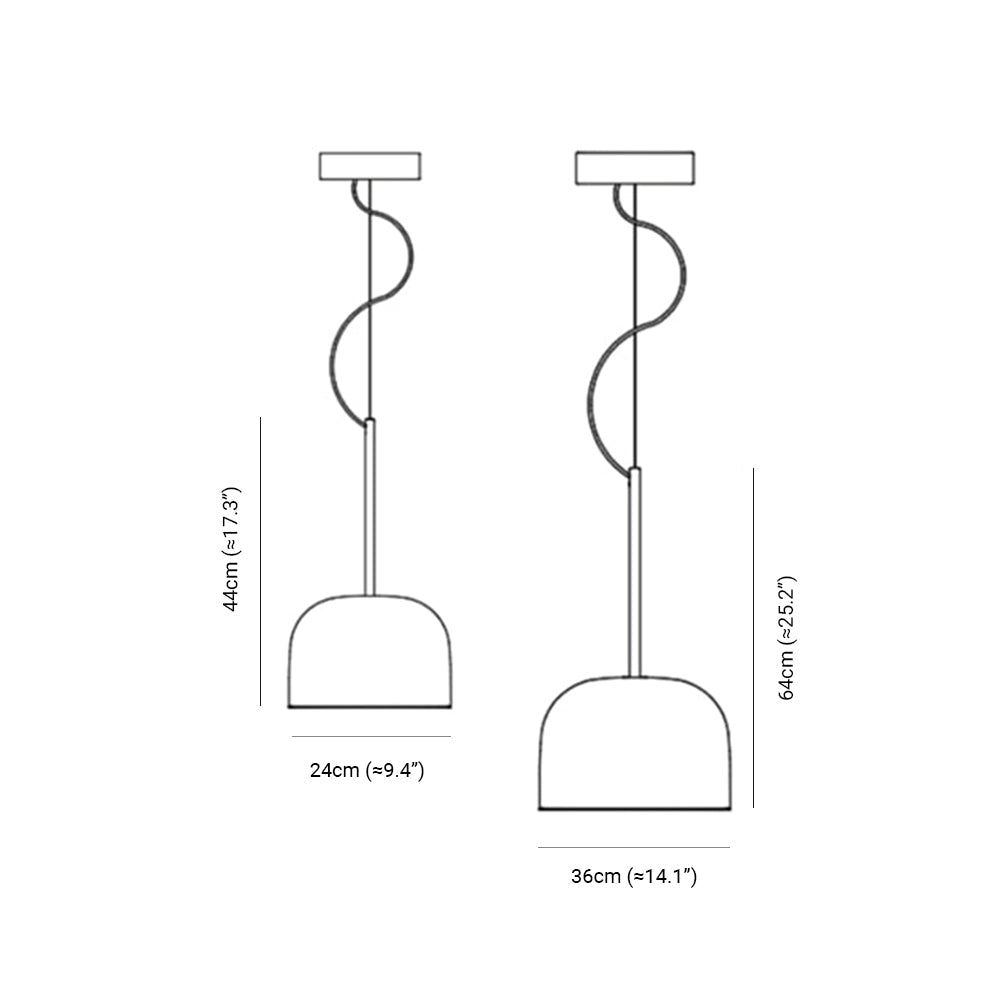 Valentina Suspension Nordique, Métal/Verre, Noir/Or, Salle à Manger - Neutralighting