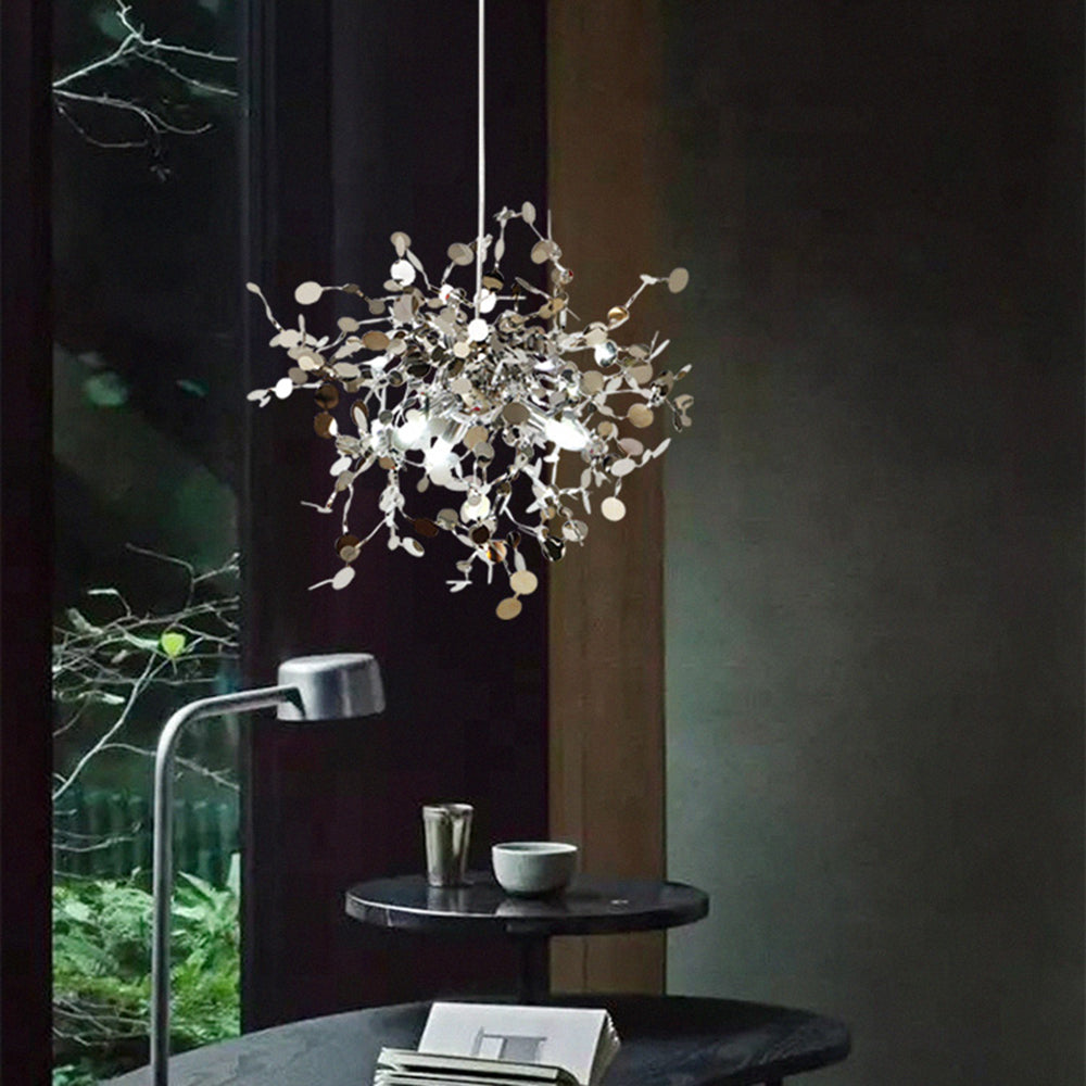 Ovela Suspension Divergence Inhabituelle. Acier Inoxydable. Or/Argent. Salle à Manger/Salon - Neutralighting
