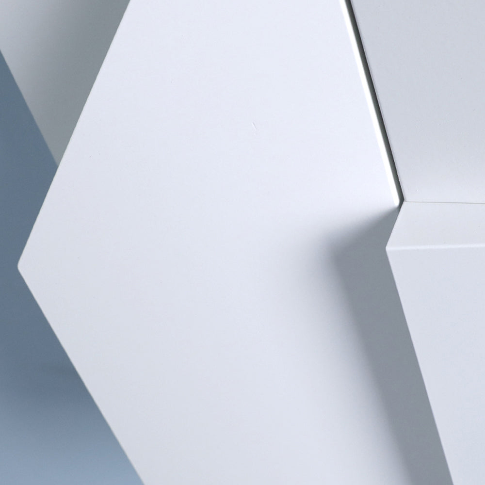 Arisha Applique Murale Reflexion, Changement de Couleur avec Interrupteur, Métal, Blanc, Salon - Neutralighting