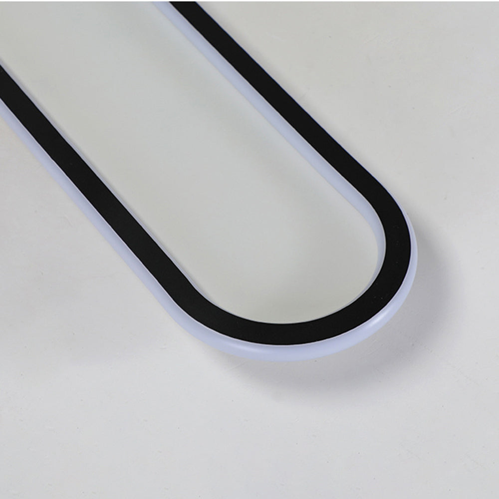 Sana Plafonnier Ovale Minimaliste Noir/Or/Doré Rosé - Neutralighting