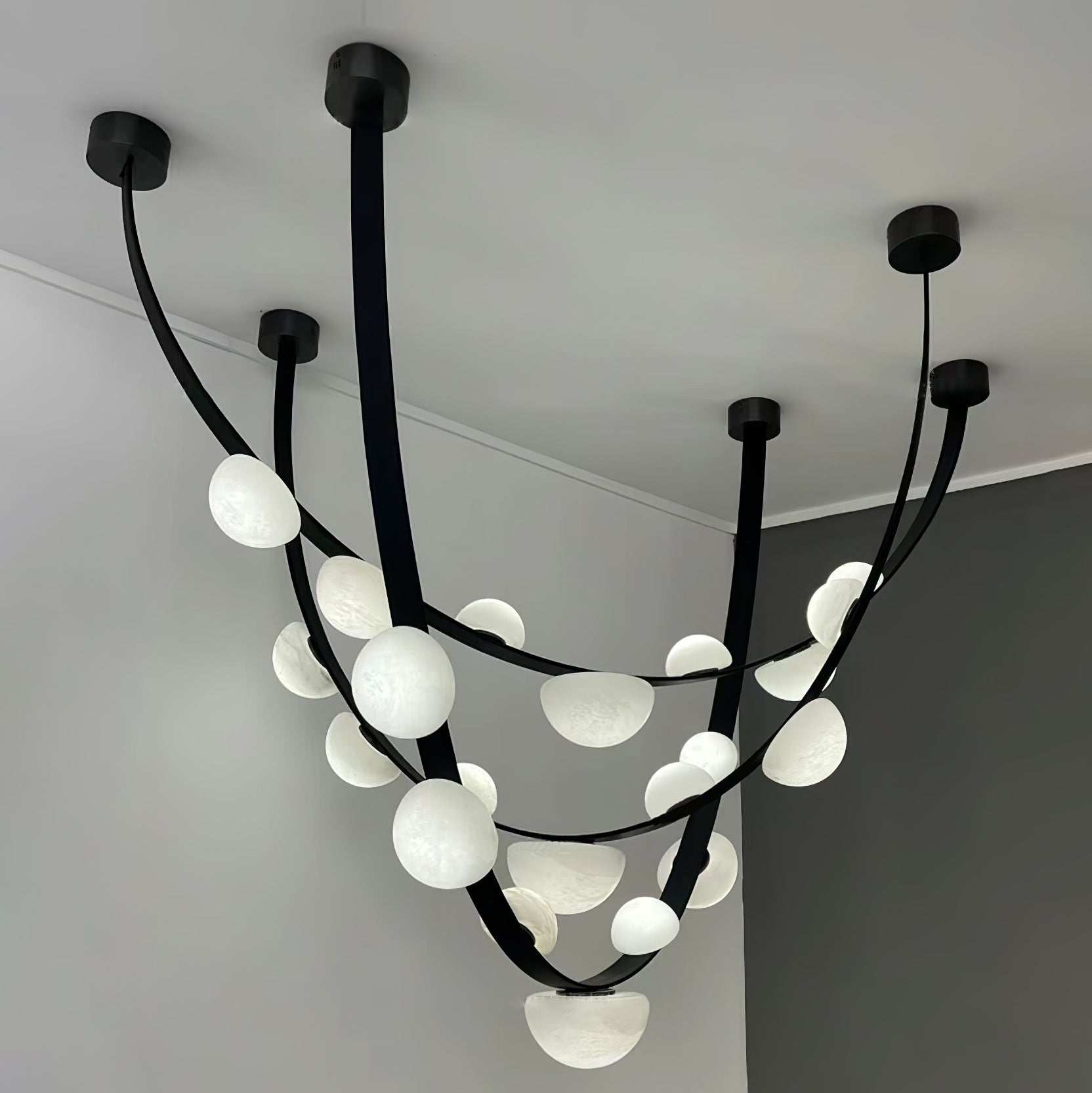 Evcaria Lustre Moderne en Albâtre - Neutralighting