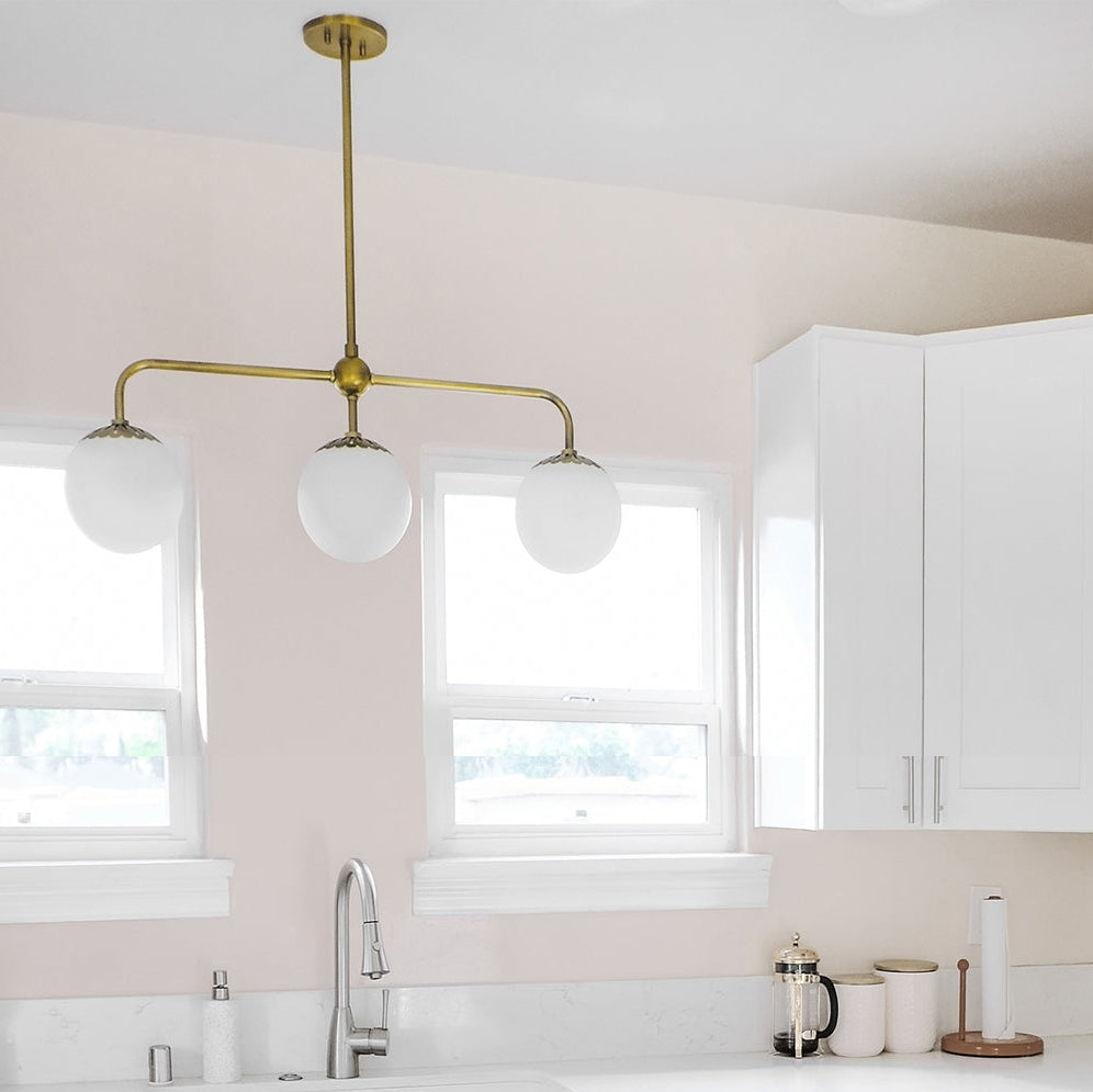 Yare Suspension Globe Chrome Verre Minimaliste Moderne - Neutralighting