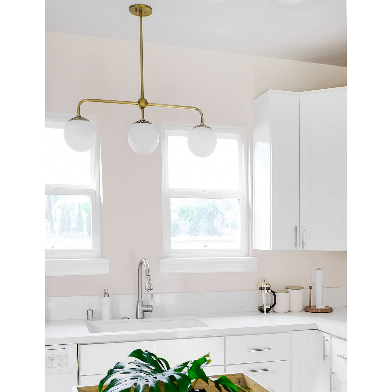 Yare Suspension Globe Chrome Verre Minimaliste Moderne - Neutralighting