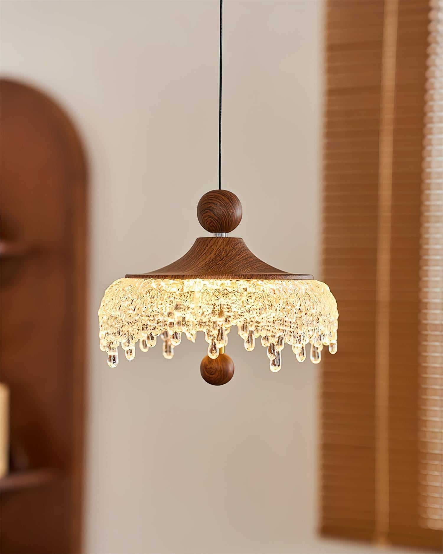 Dewdrop Lampe Pendante Élégance Cristalline Rustique - Neutralighting