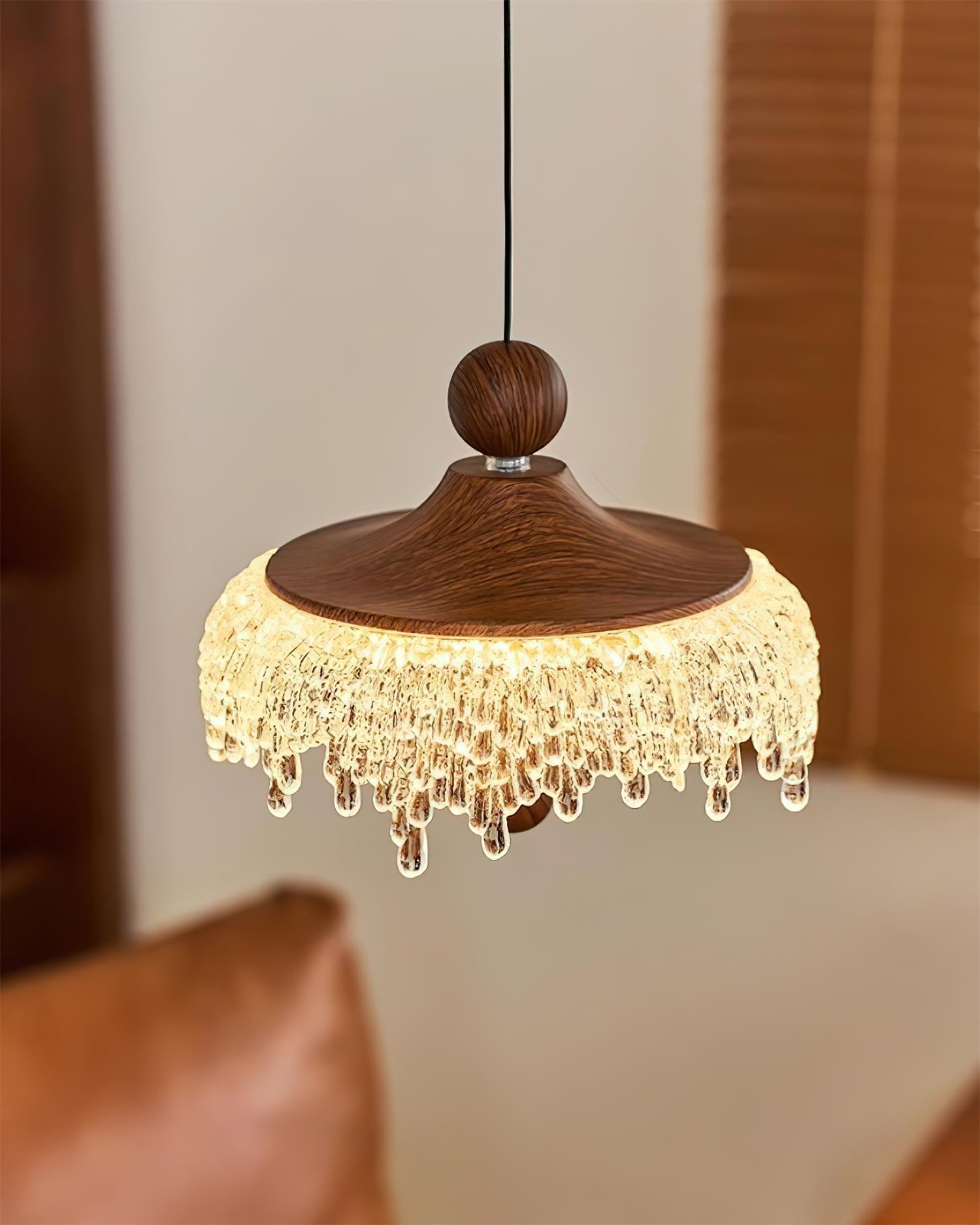 Dewdrop Lampe Pendante Élégance Cristalline Rustique - Neutralighting