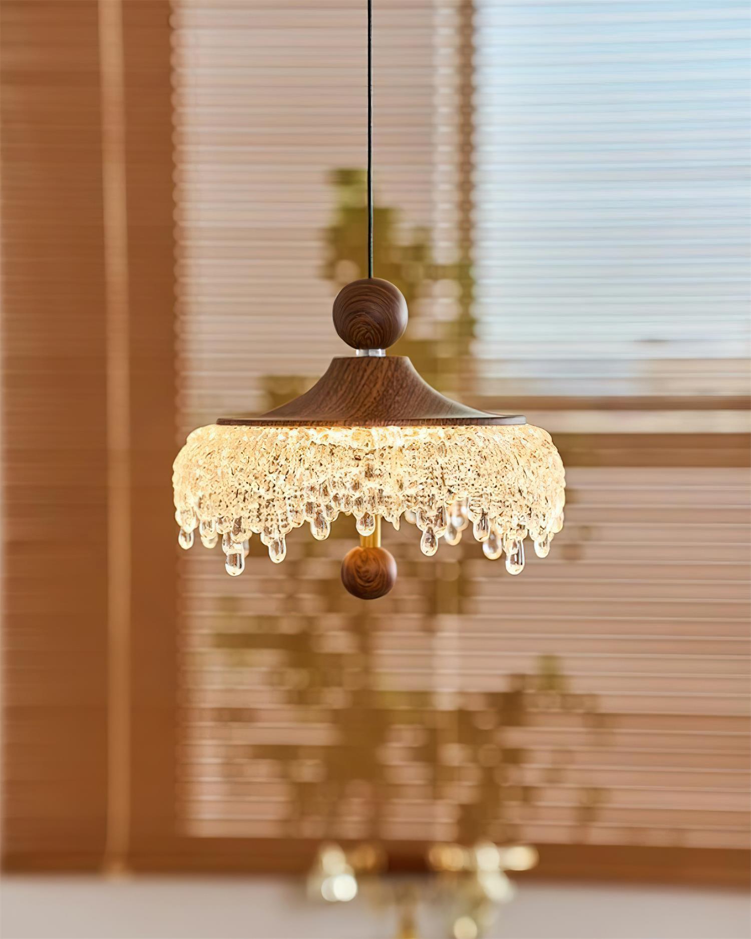 Dewdrop Lampe Pendante Élégance Cristalline Rustique - Neutralighting