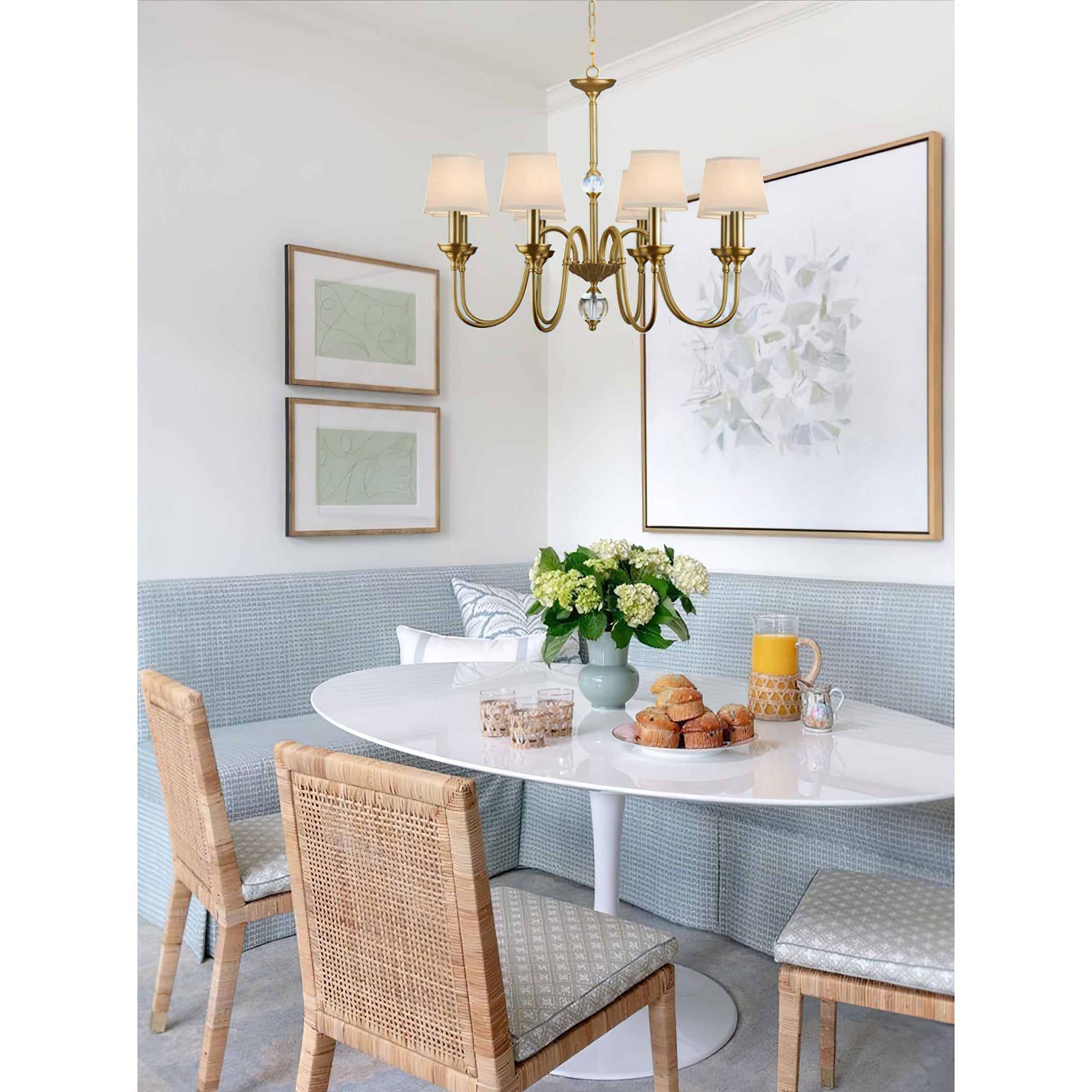 Blur Lustre Laiton Cristal Tissu Luxe Postmoderne - Neutralighting