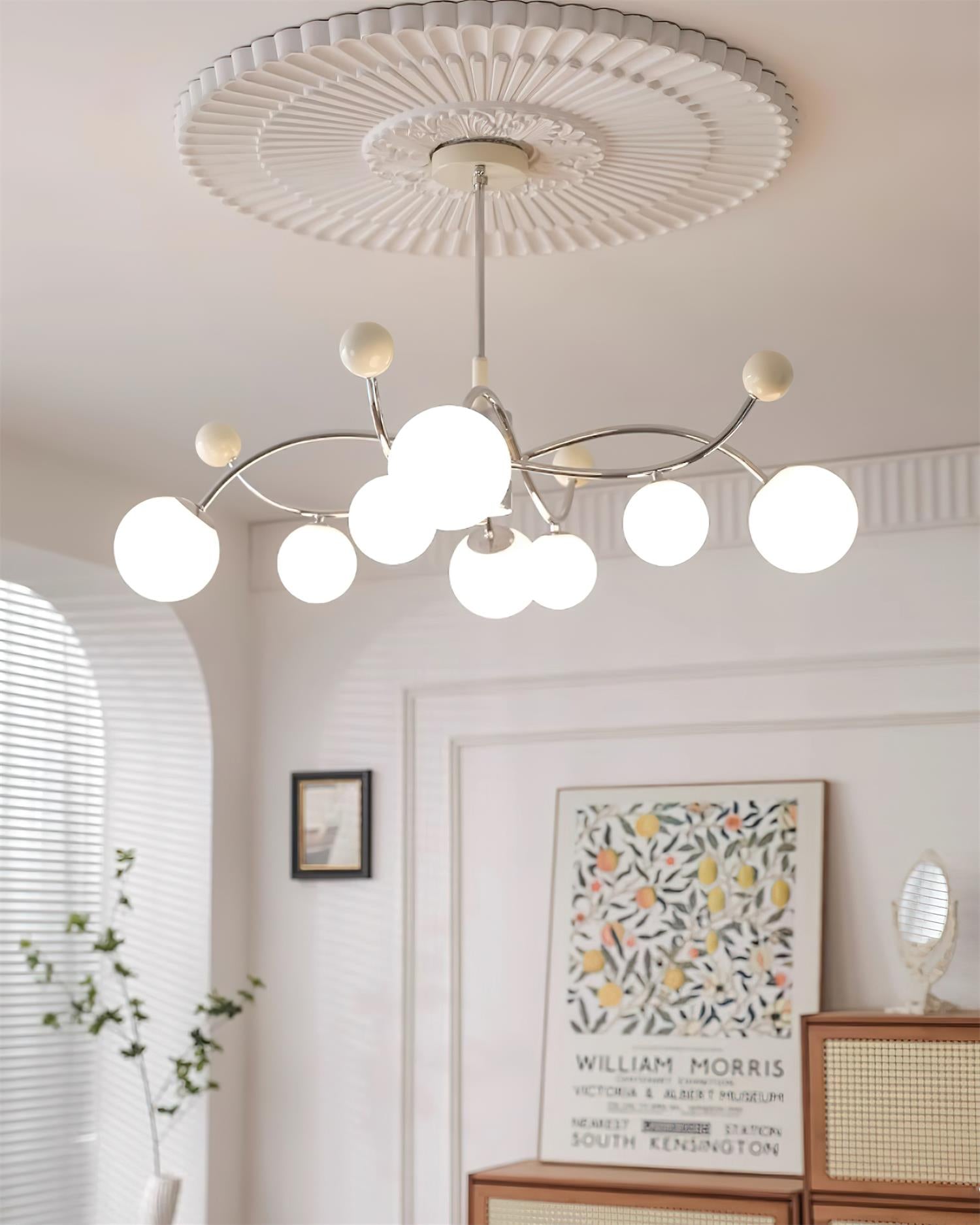 Diana Lustre Orbe Dépoli Courbes - Neutralighting