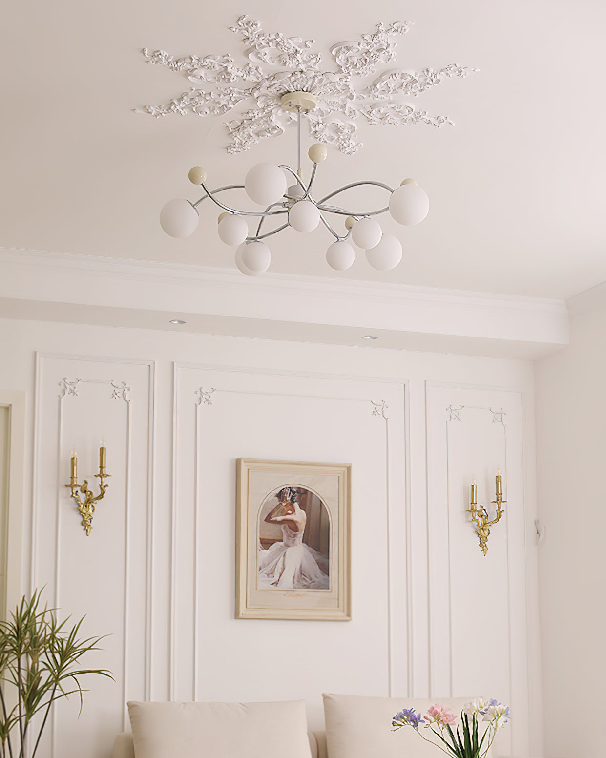 Diana Lustre Orbe Dépoli Courbes - Neutralighting
