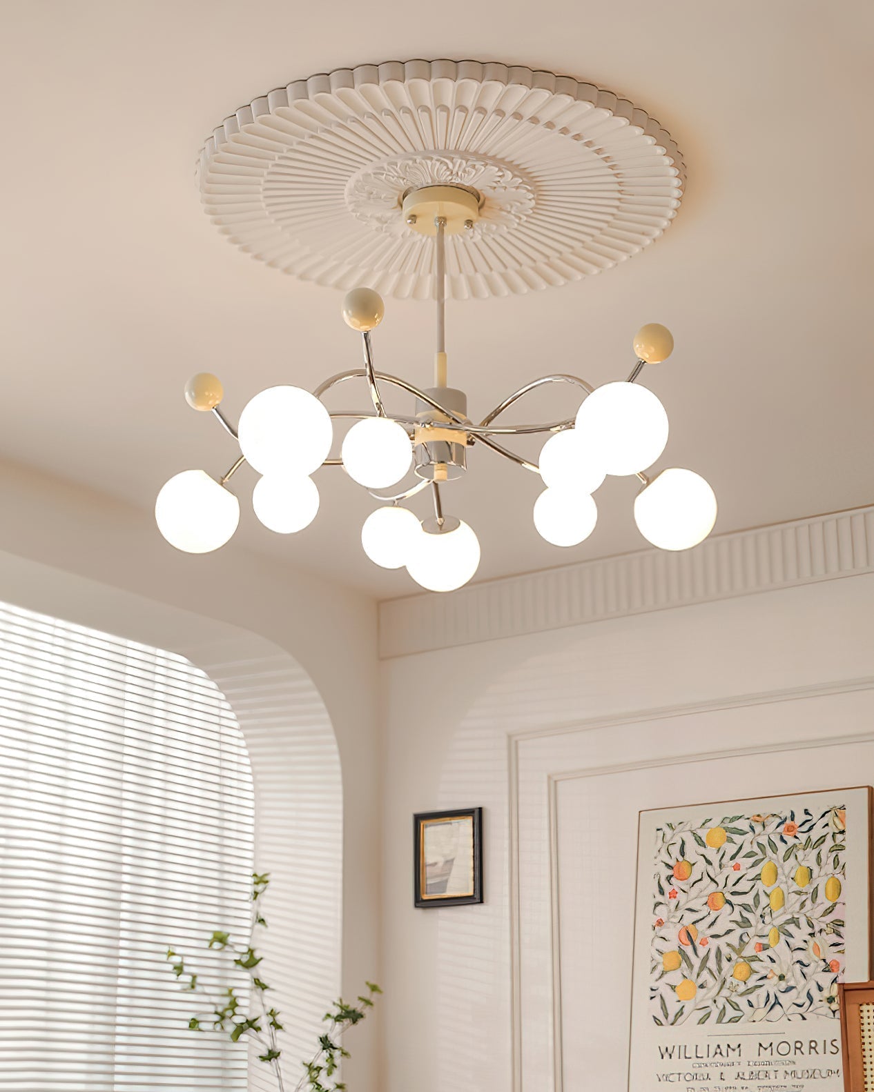 Diana Lustre Orbe Dépoli Courbes - Neutralighting