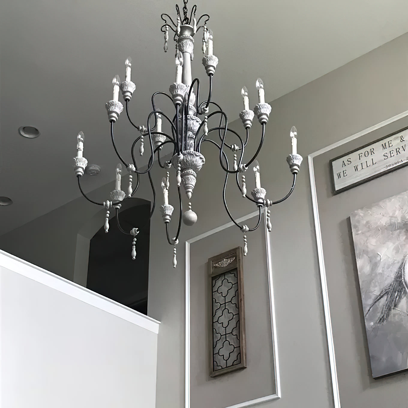 Epoch Lustre Bois Métal Luxe Postmoderne - Neutralighting