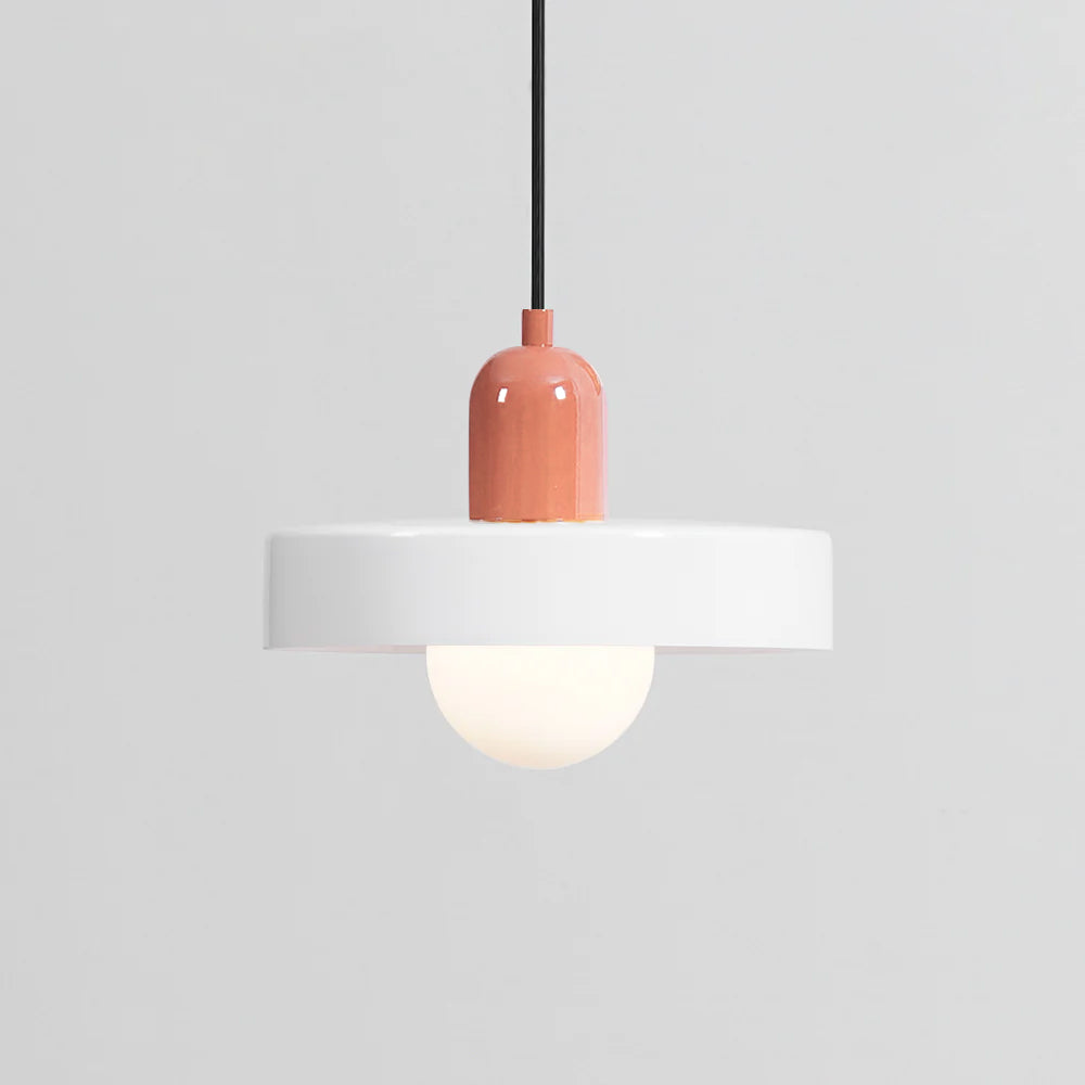 Ideal Suspension Lampe Orb Disc en Verre Minimaliste Moderne - Neutralighting