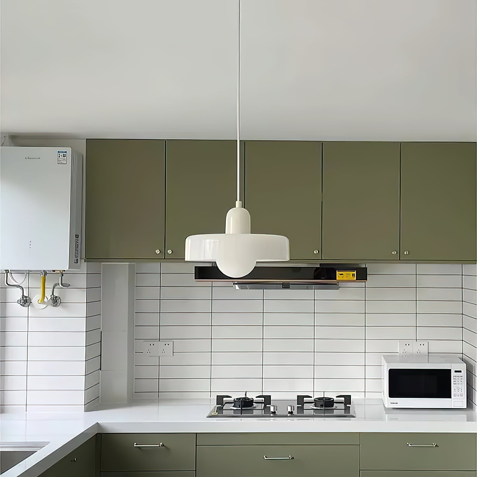 Ideal Suspension Lampe Orb Disc en Verre Minimaliste Moderne - Neutralighting