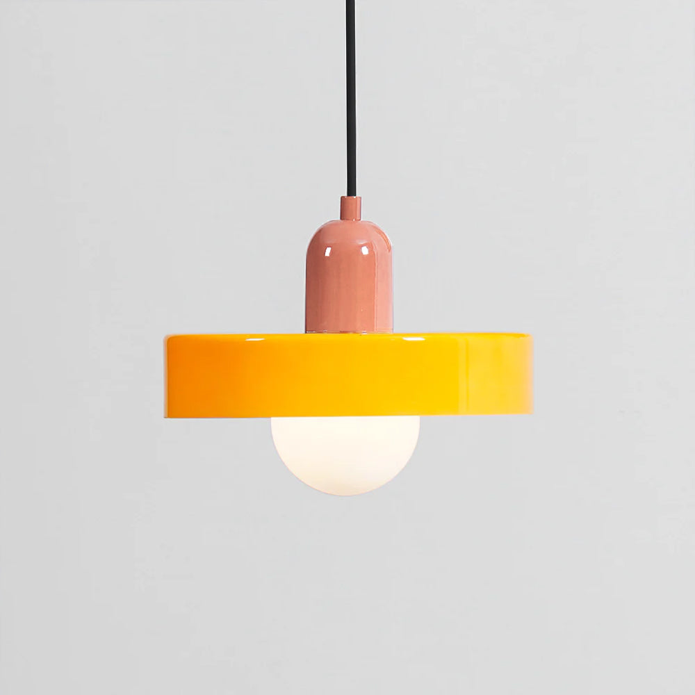 Ideal Suspension Lampe Orb Disc en Verre Minimaliste Moderne - Neutralighting