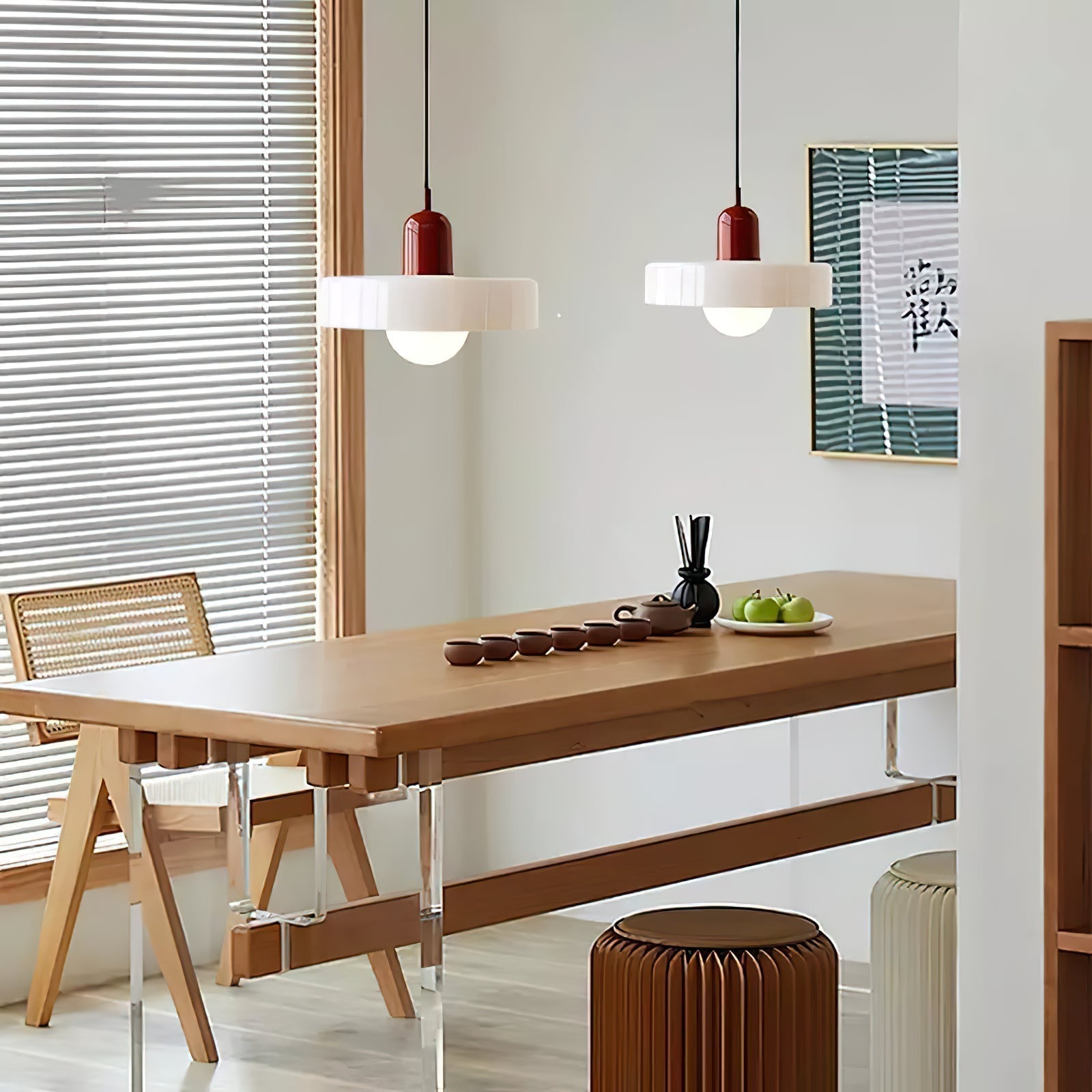 Ideal Suspension Lampe Orb Disc en Verre Minimaliste Moderne - Neutralighting