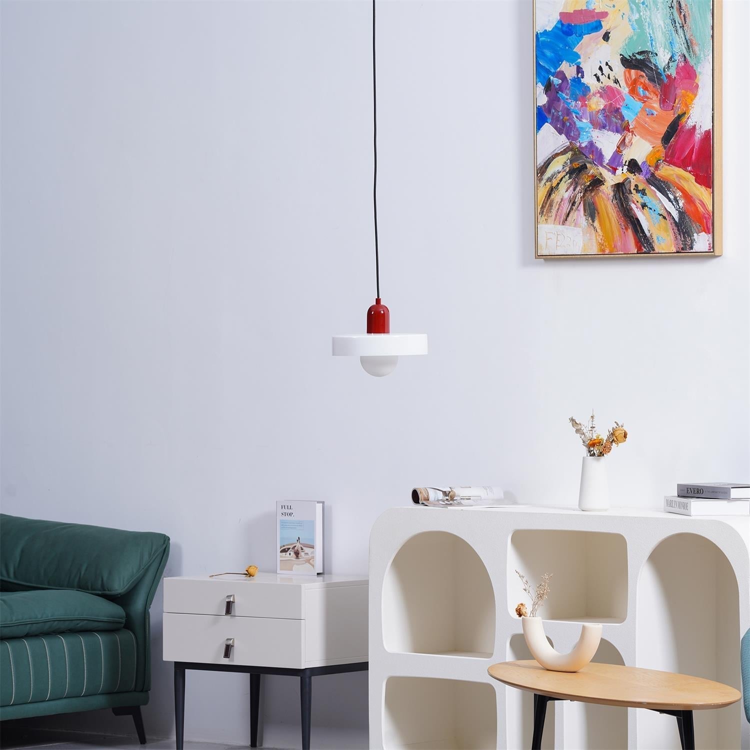 Ideal Suspension Lampe Orb Disc en Verre Minimaliste Moderne - Neutralighting