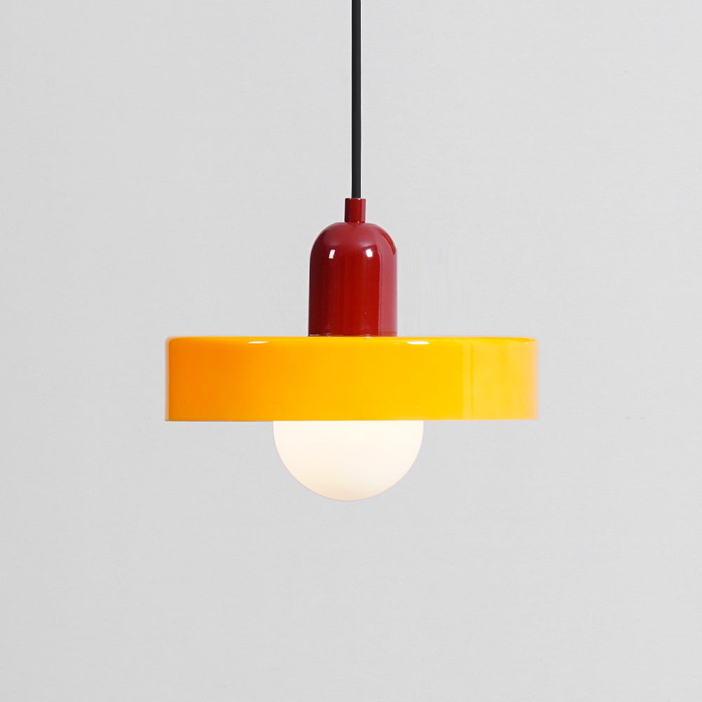 Ideal Suspension Lampe Orb Disc en Verre Minimaliste Moderne - Neutralighting