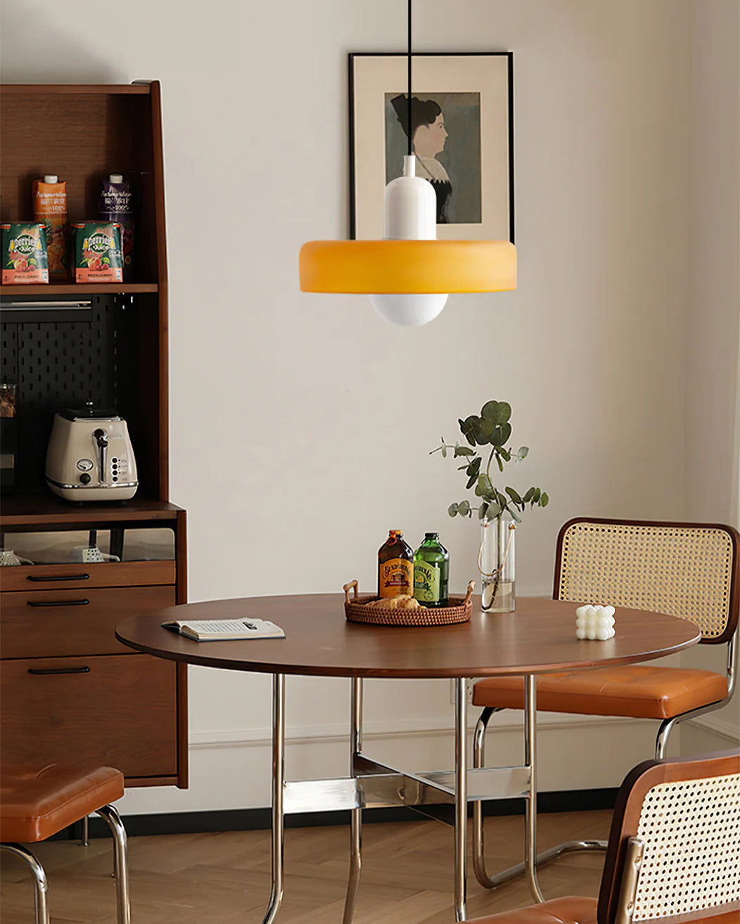Ideal Suspension Lampe Orb Disc en Verre Minimaliste Moderne - Neutralighting