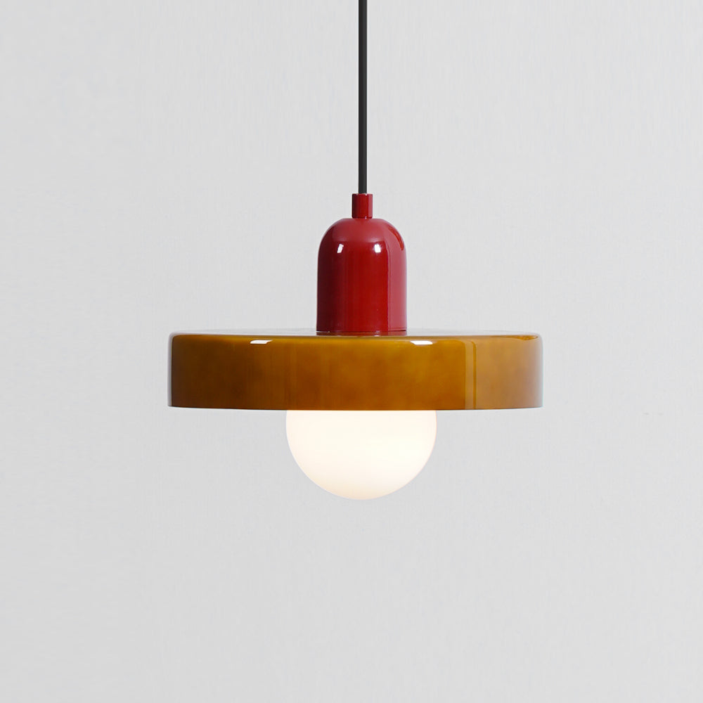 Ideal Suspension Lampe Orb Disc en Verre Minimaliste Moderne - Neutralighting