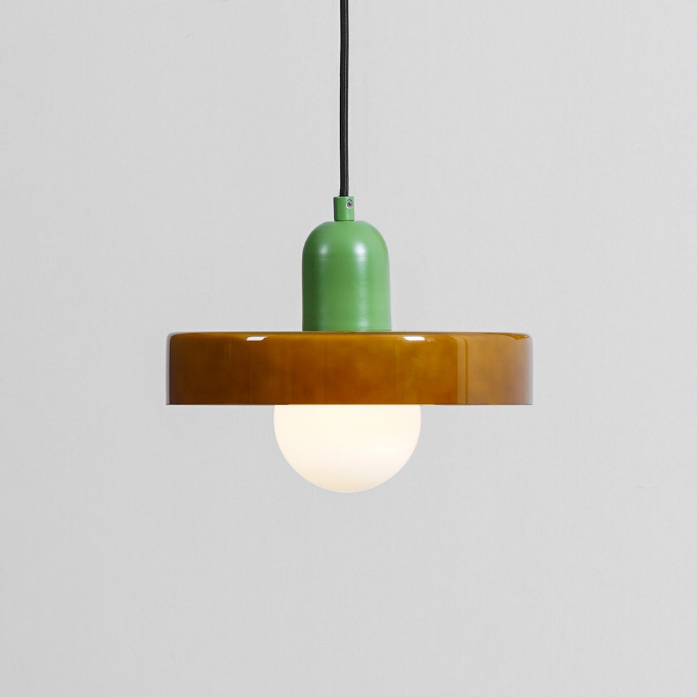 Ideal Suspension Lampe Orb Disc en Verre Minimaliste Moderne - Neutralighting