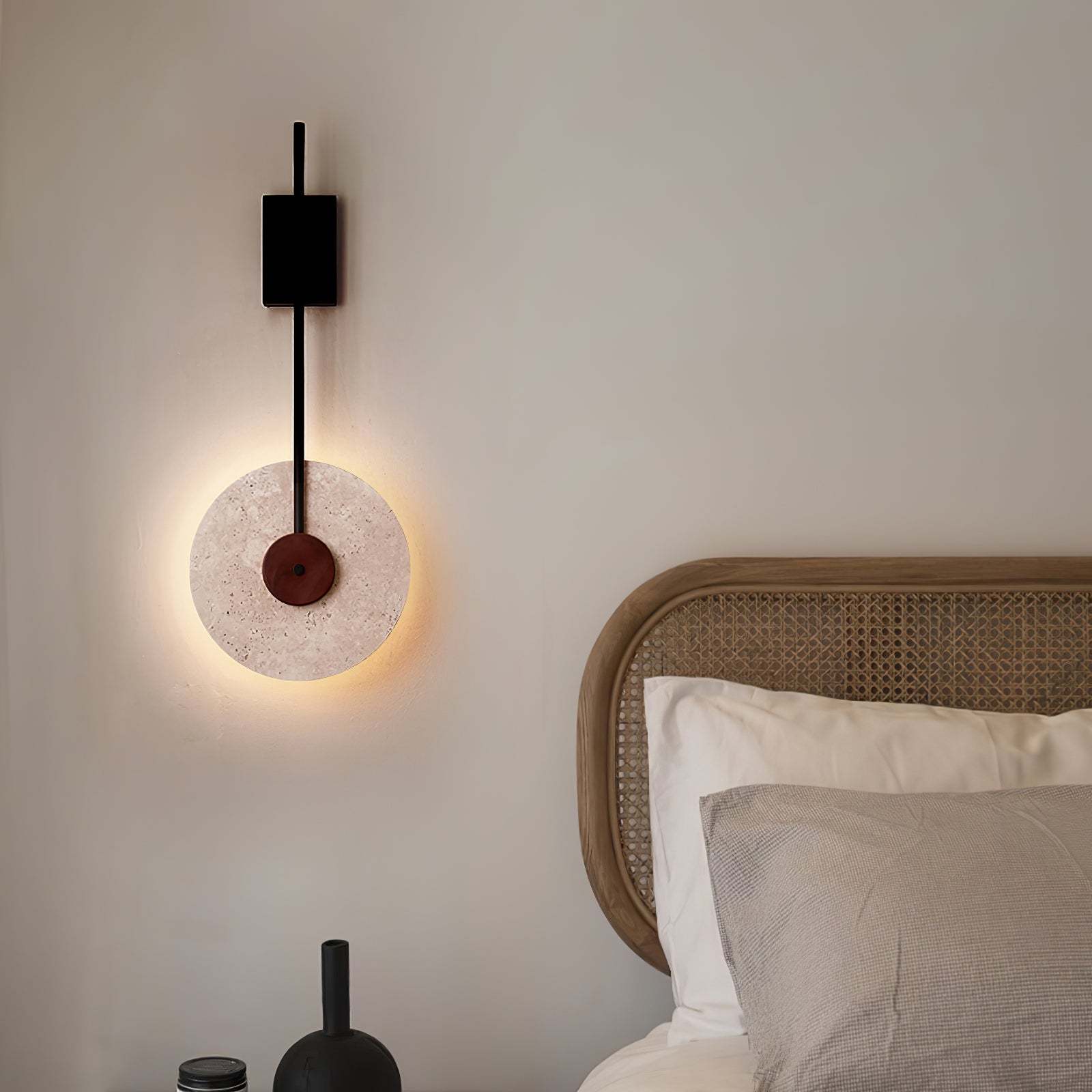 Elysia Applique Murale Moderne en Travertin - Neutralighting