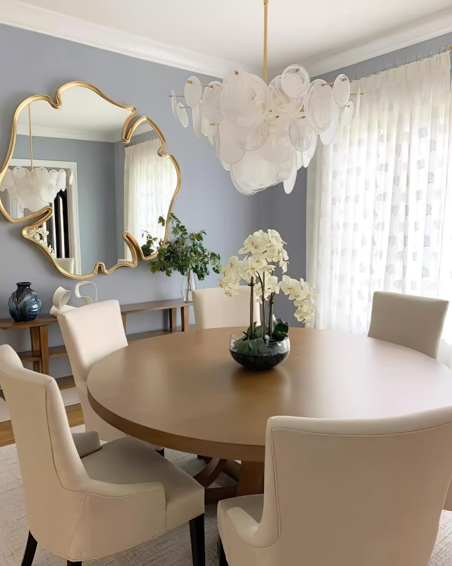 Olvynis Lustre en Cristal et Laiton avec Disques Luxueux - Neutralighting