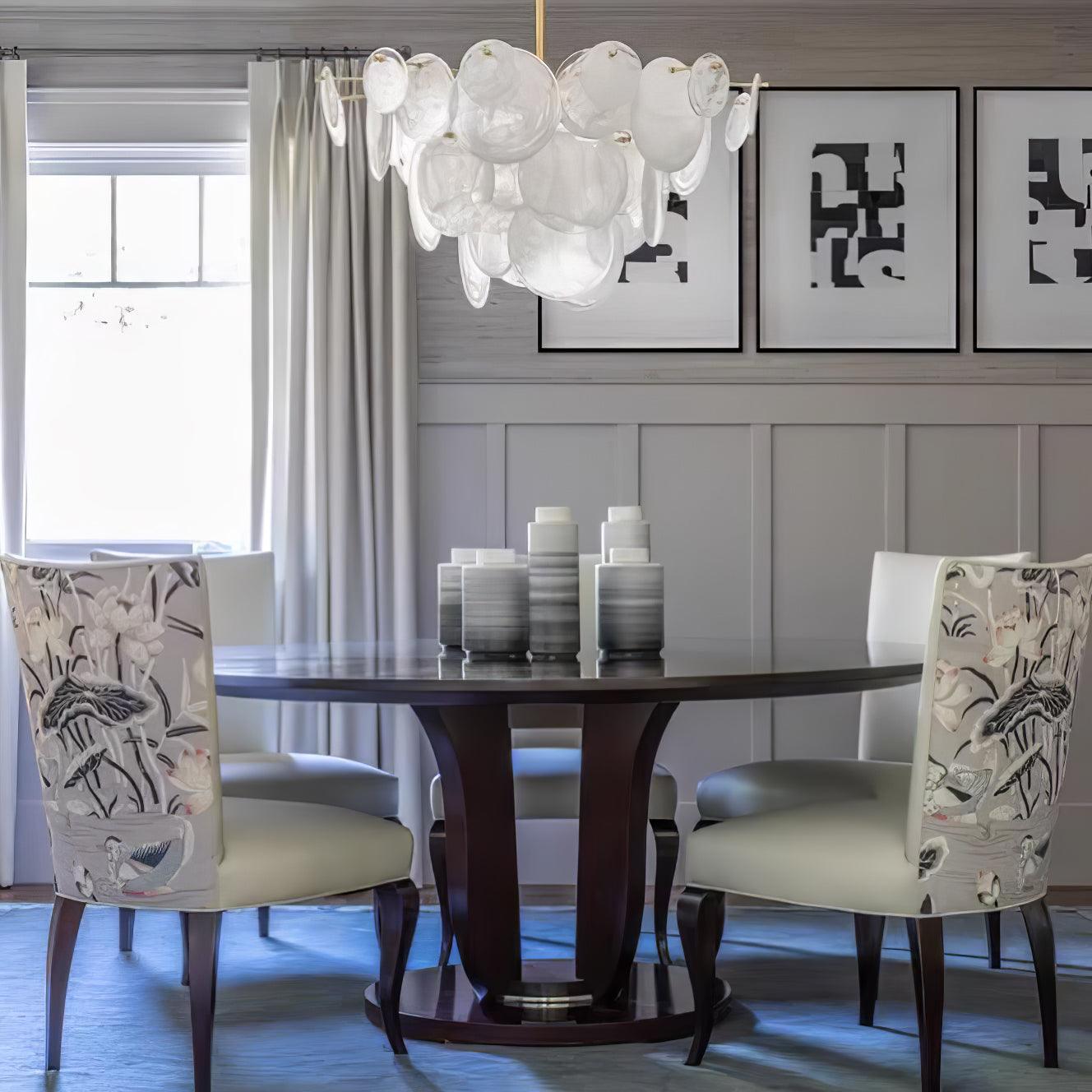 Olvynis Lustre en Cristal et Laiton avec Disques Luxueux - Neutralighting
