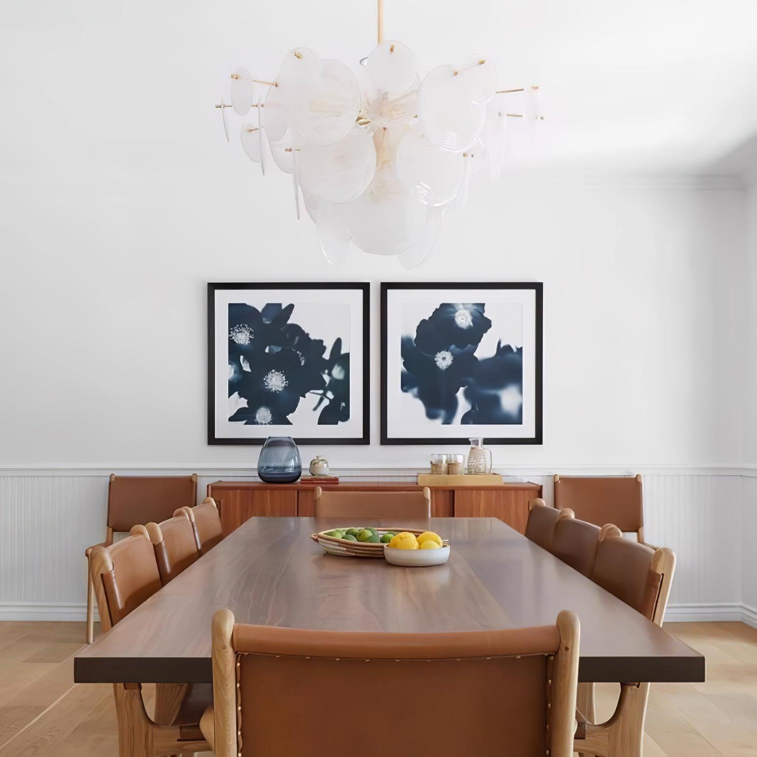 Olvynis Lustre en Cristal et Laiton avec Disques Luxueux - Neutralighting