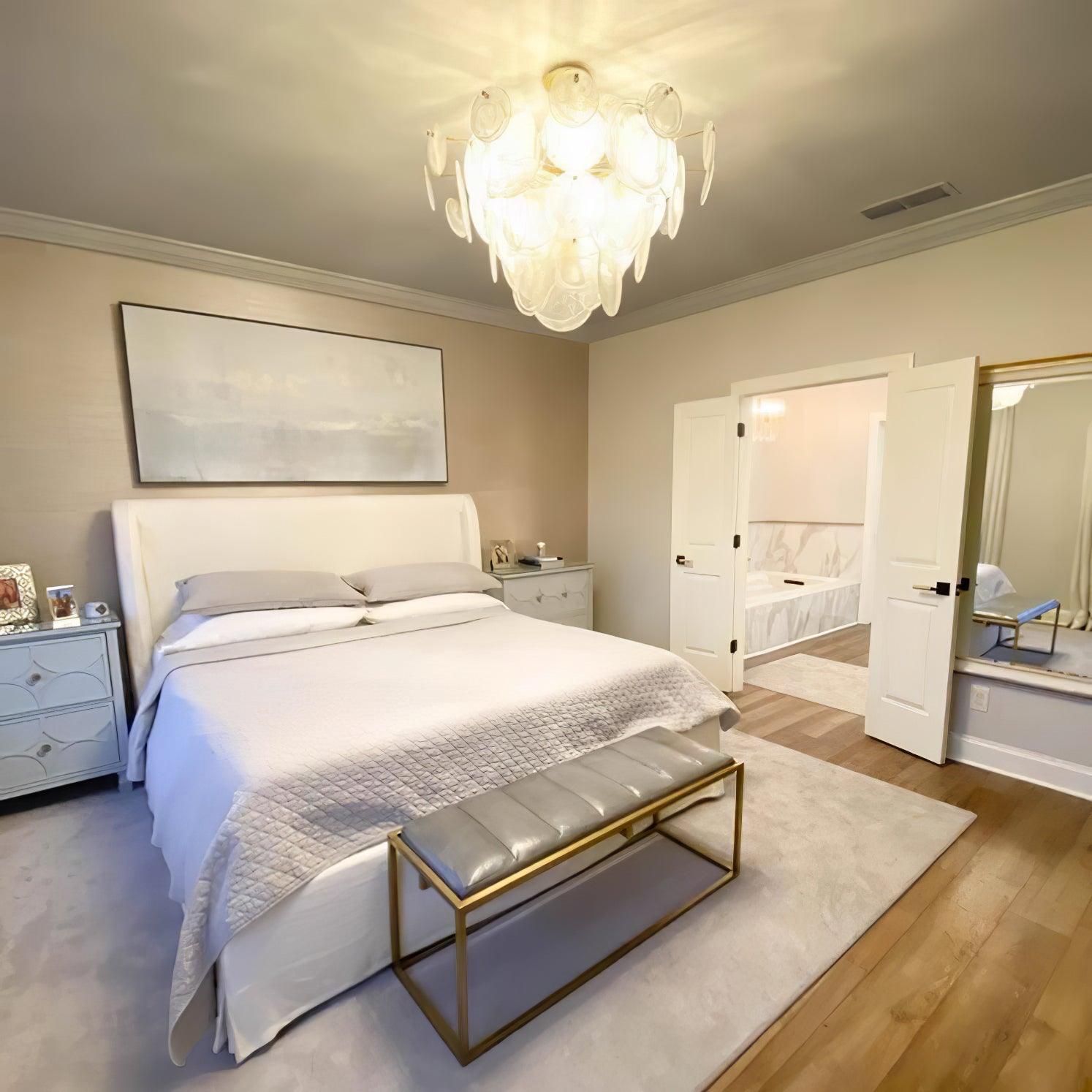 Olvynis Lustre en Cristal et Laiton avec Disques Luxueux - Neutralighting