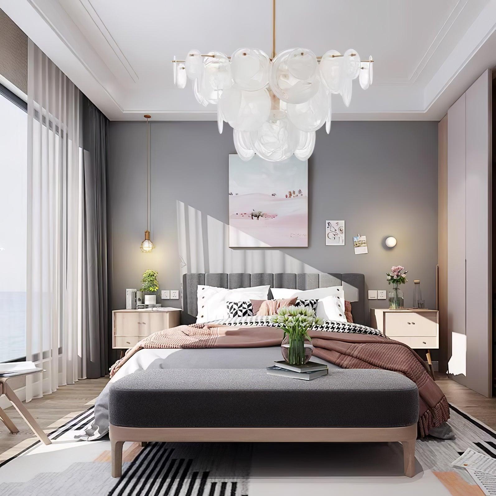 Olvynis Lustre en Cristal et Laiton avec Disques Luxueux - Neutralighting