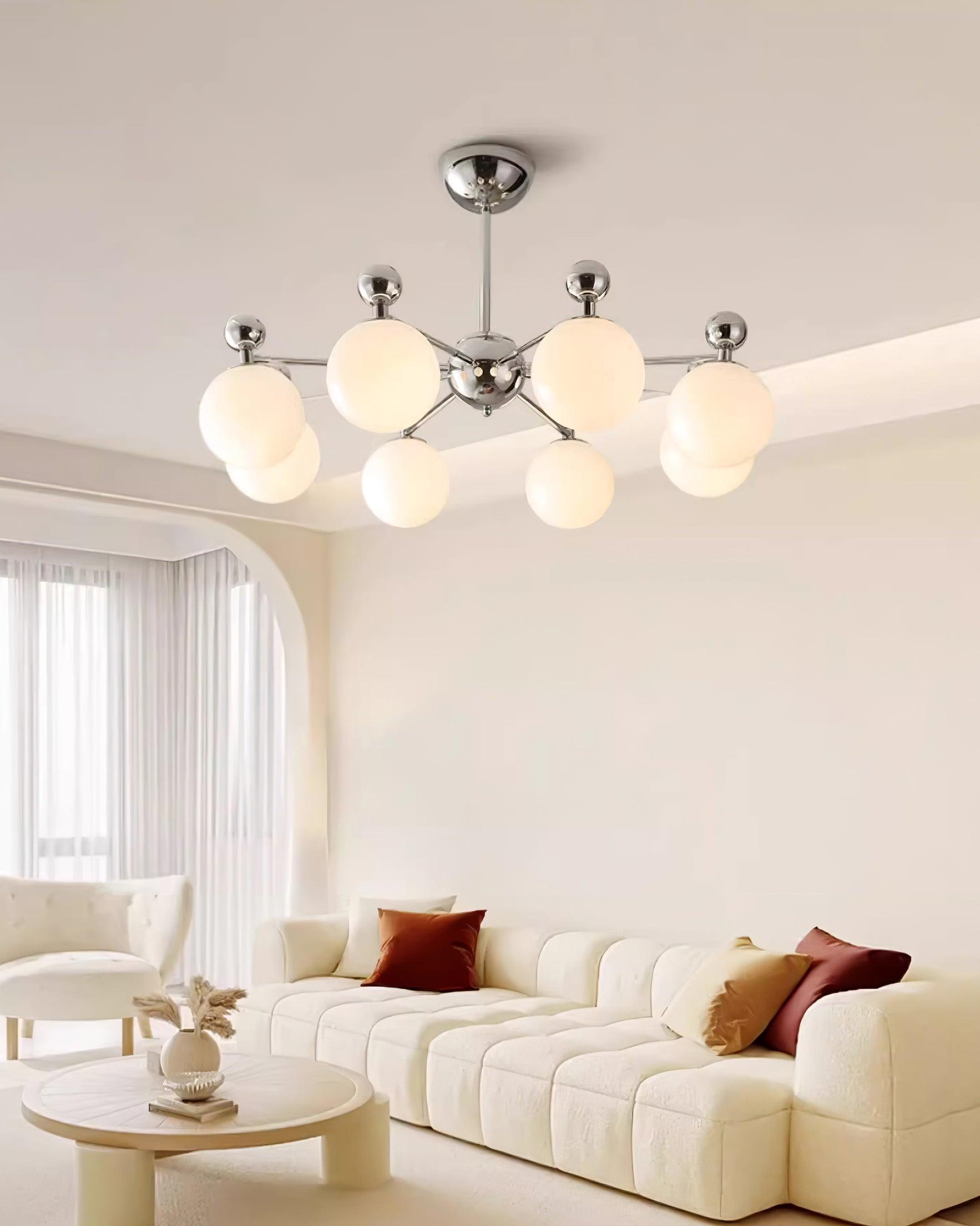 Dori Lustre Disposition de Globes en Verre Rose - Neutralighting