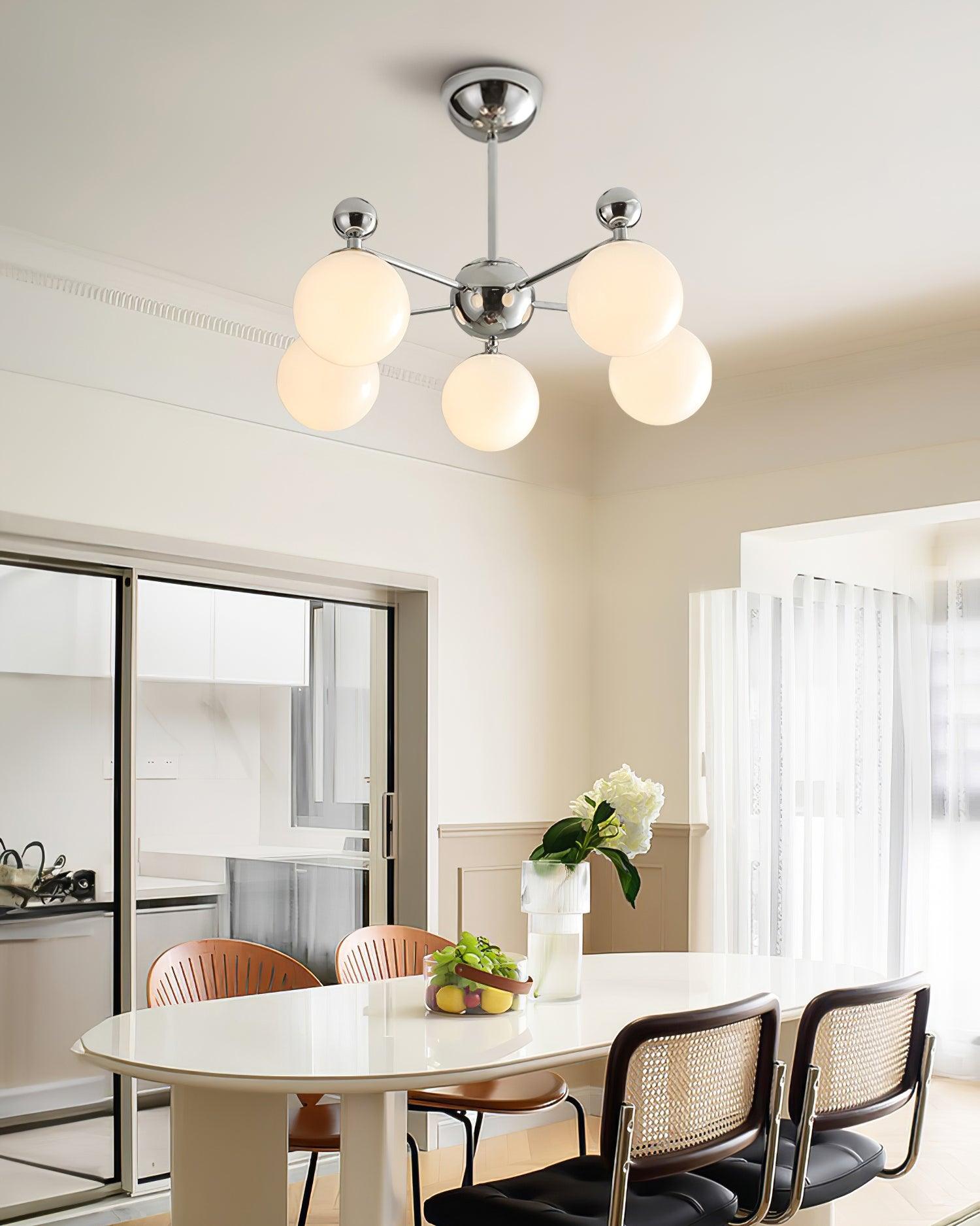 Dori Lustre Disposition de Globes en Verre Rose - Neutralighting