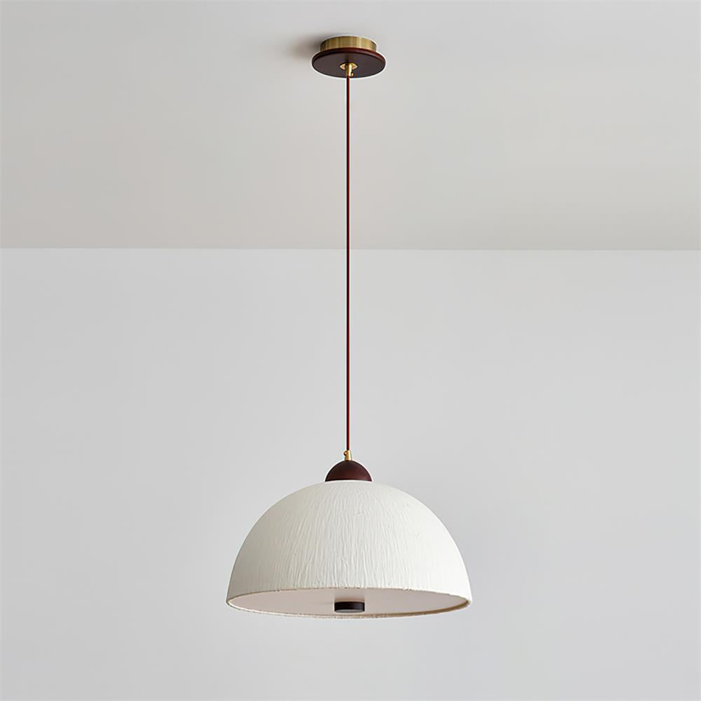 Doria Lampe Suspension Papier de Riz Texturé - Neutralighting