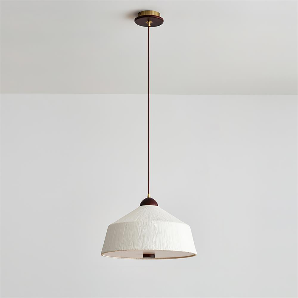 Doria Lampe Suspension Papier de Riz Texturé - Neutralighting