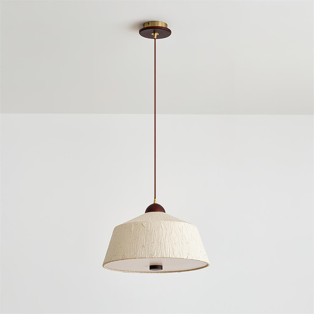 Doria Lampe Suspension Papier de Riz Texturé - Neutralighting