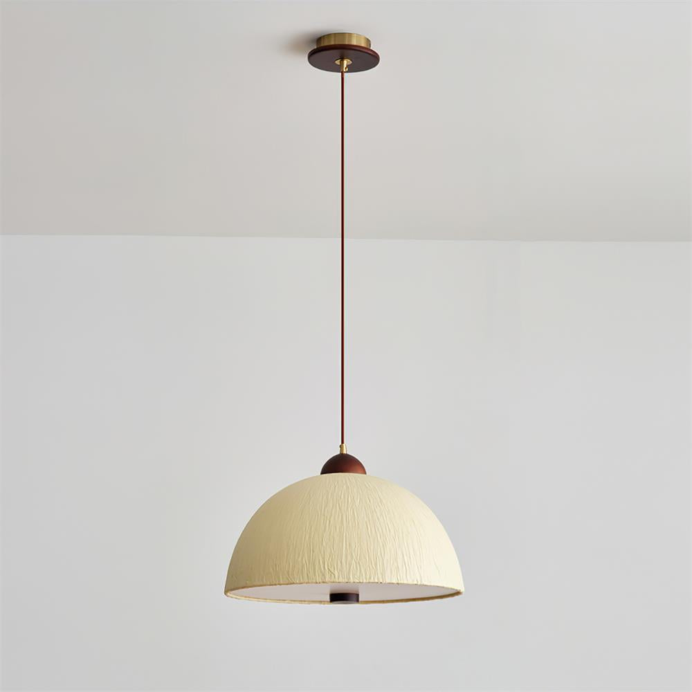 Doria Lampe Suspension Papier de Riz Texturé - Neutralighting