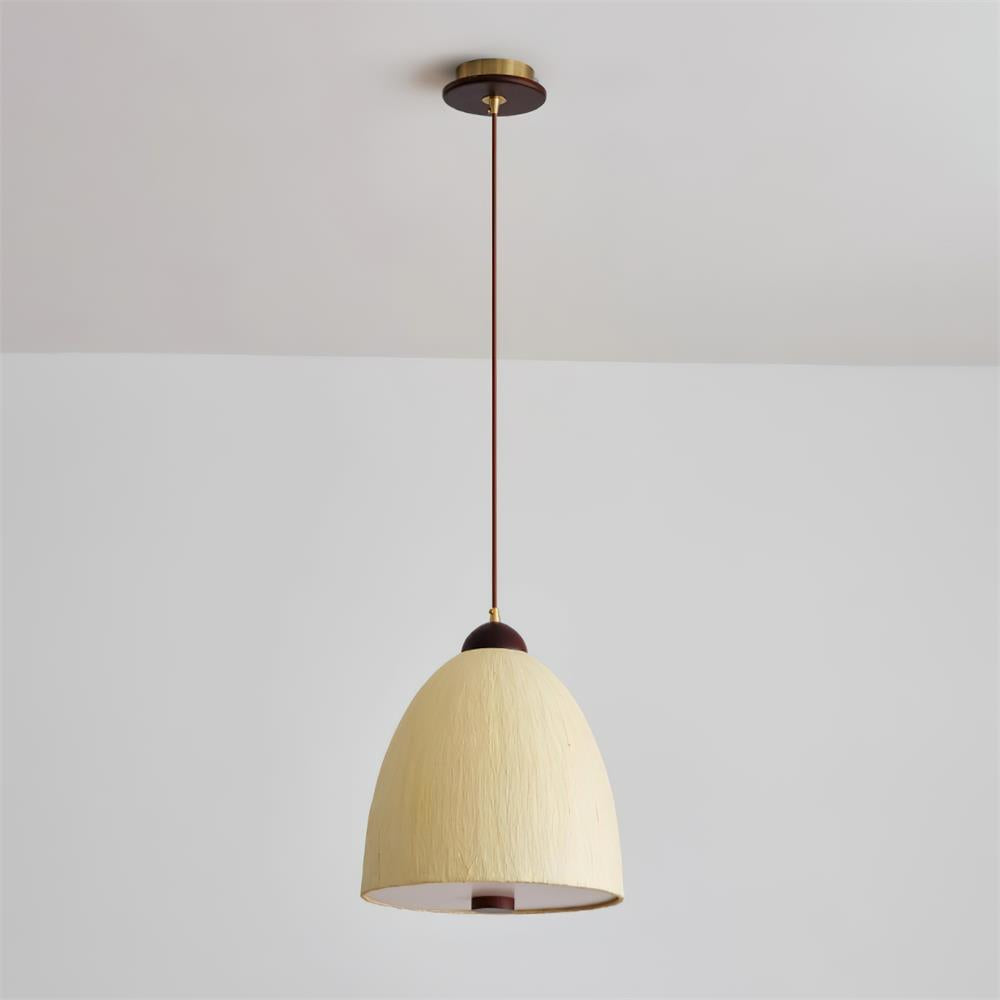 Doria Lampe Suspension Papier de Riz Texturé - Neutralighting