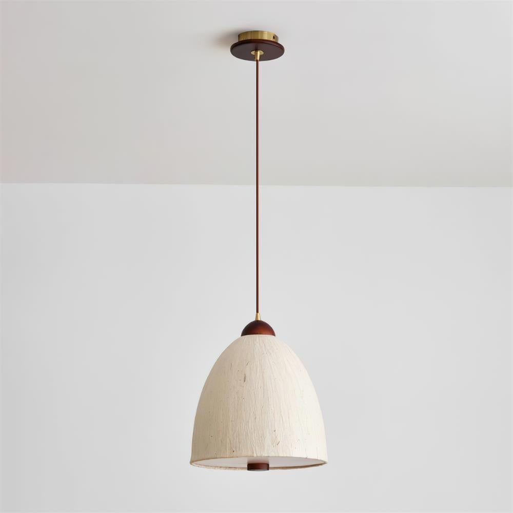 Doria Lampe Suspension Papier de Riz Texturé - Neutralighting
