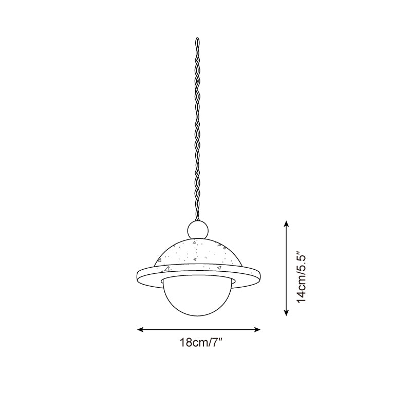 Ritta Lampe Pendante Travertin Moderne - Neutralighting