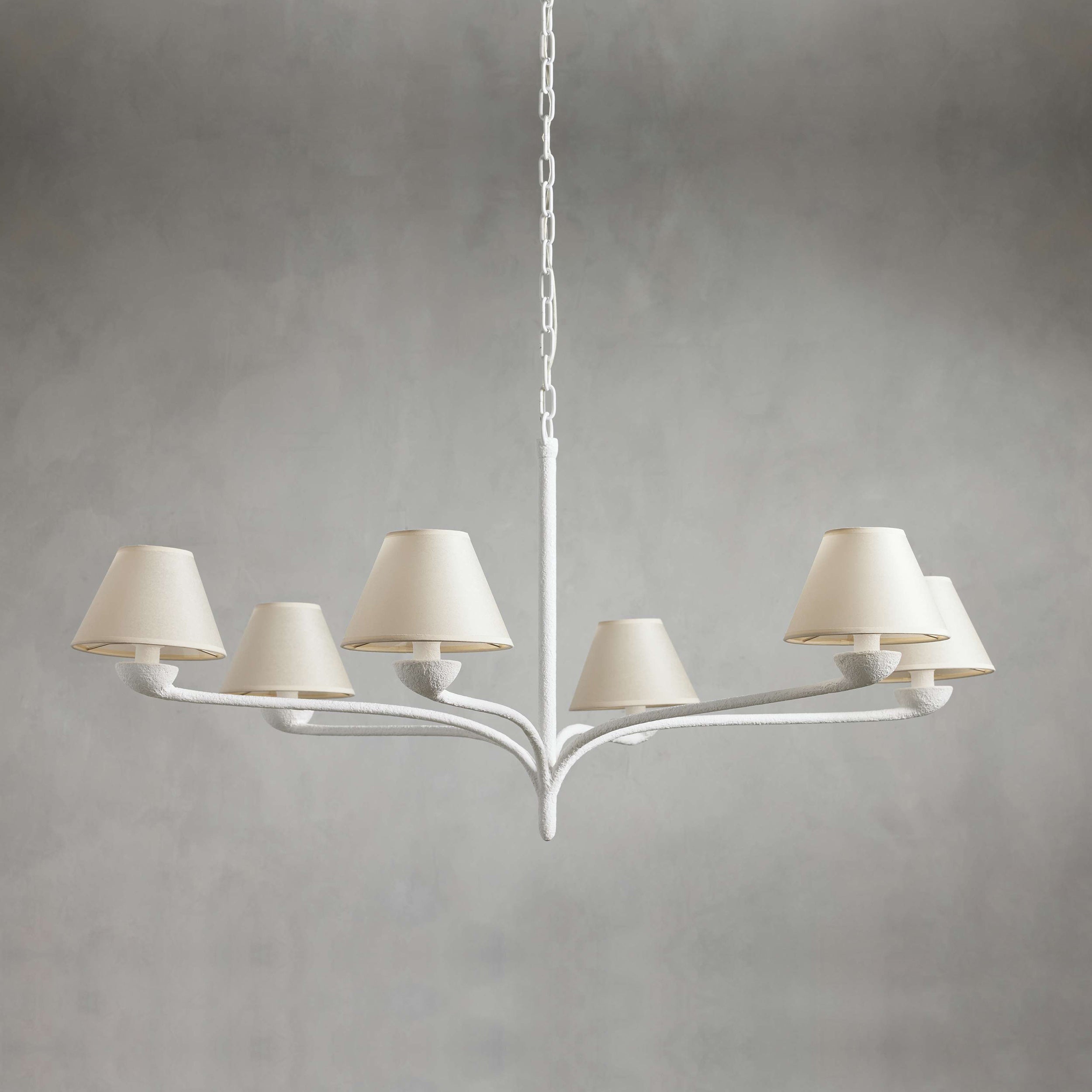 Upturn Chandelier Résine Tissu Élégance Salon - Neutralighting
