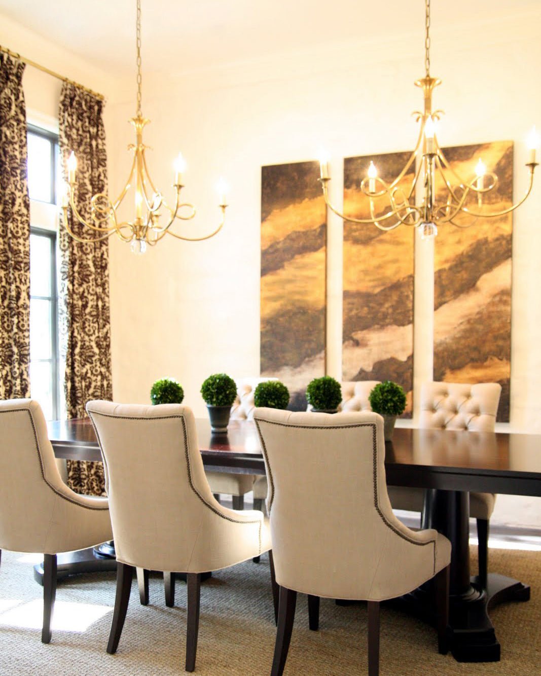 Lustra Chandelier Laiton Double Torsion Candelier Cristal - Neutralighting