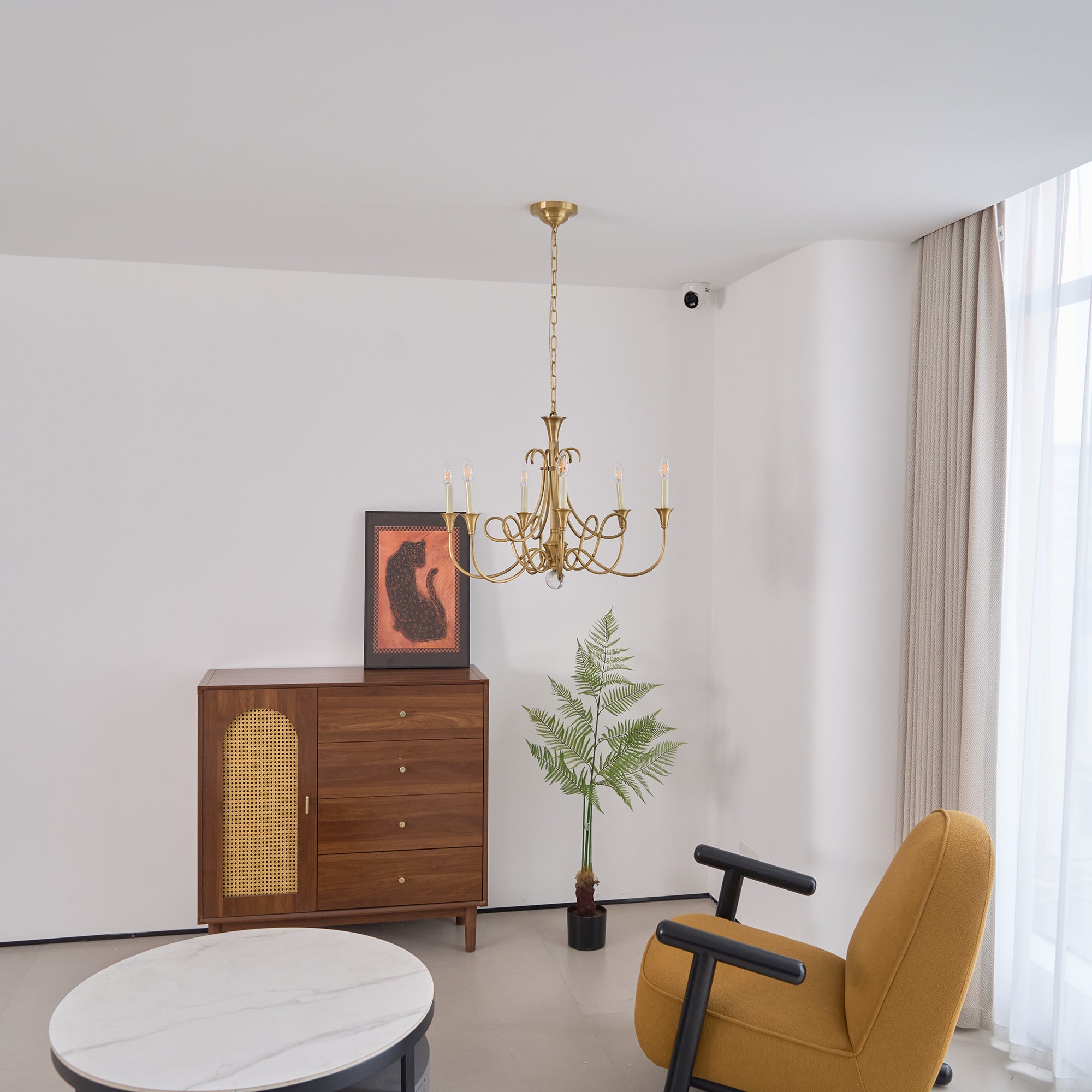 Lustra Chandelier Laiton Double Torsion Candelier Cristal - Neutralighting