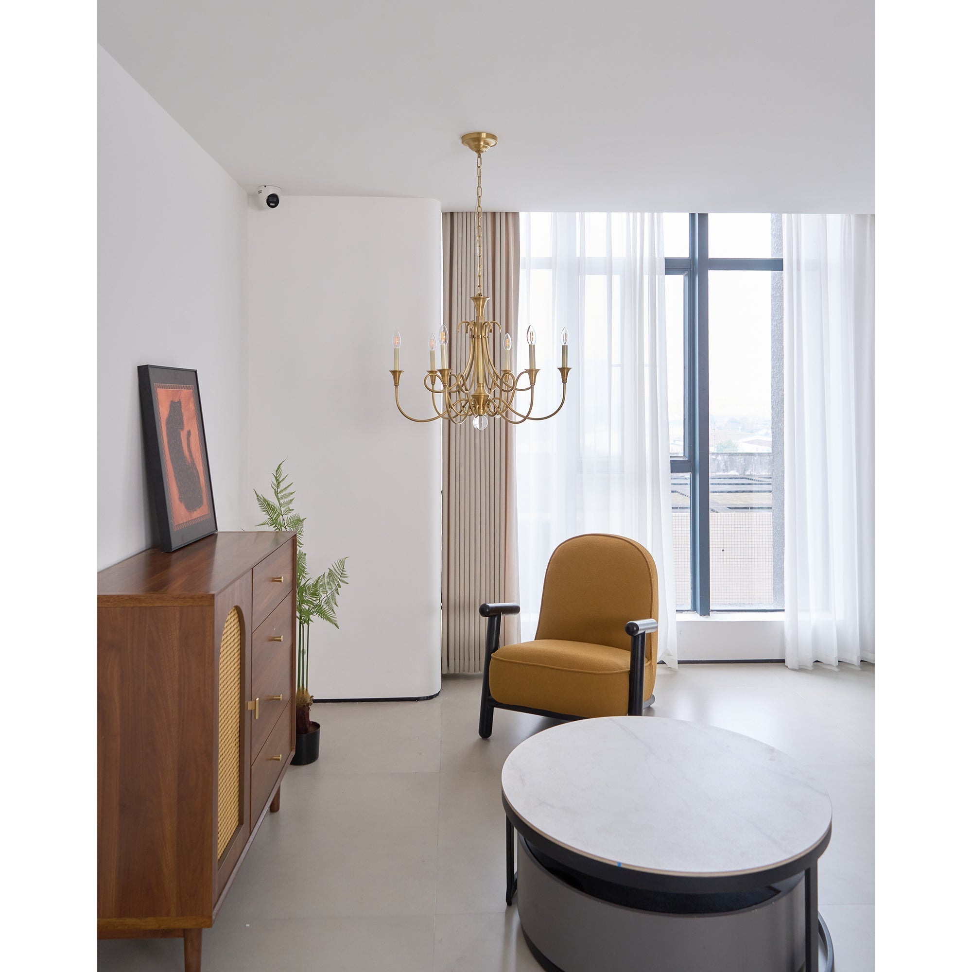 Lustra Chandelier Laiton Double Torsion Candelier Cristal - Neutralighting