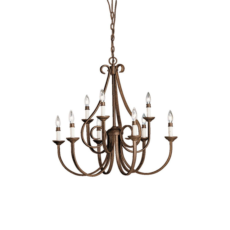 Cove Chandeliers Métal Laiton Industriel Vintage Salon - Neutralighting