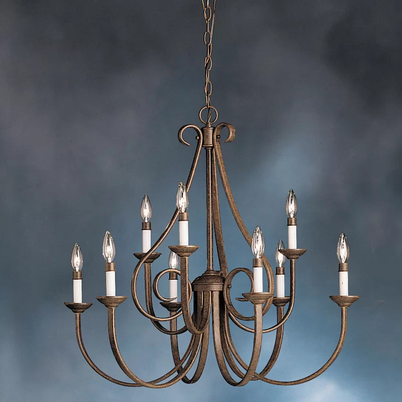 Cove Chandeliers Métal Laiton Industriel Vintage Salon - Neutralighting